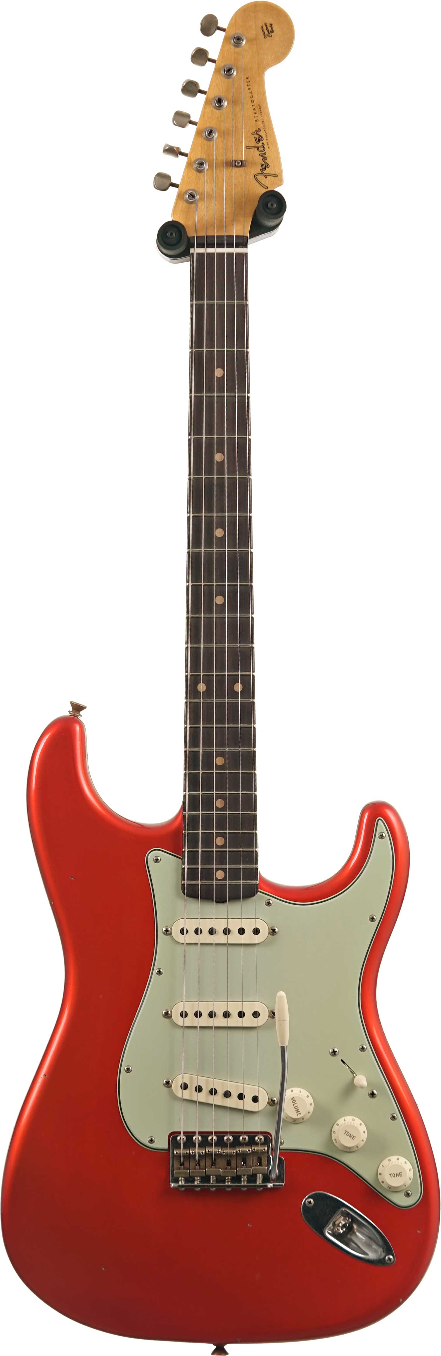 Fender Custom Shop 1960 Stratocaster Journeyman Relic Candy Tangerine Rosewood Fingerboard #CZ581882
