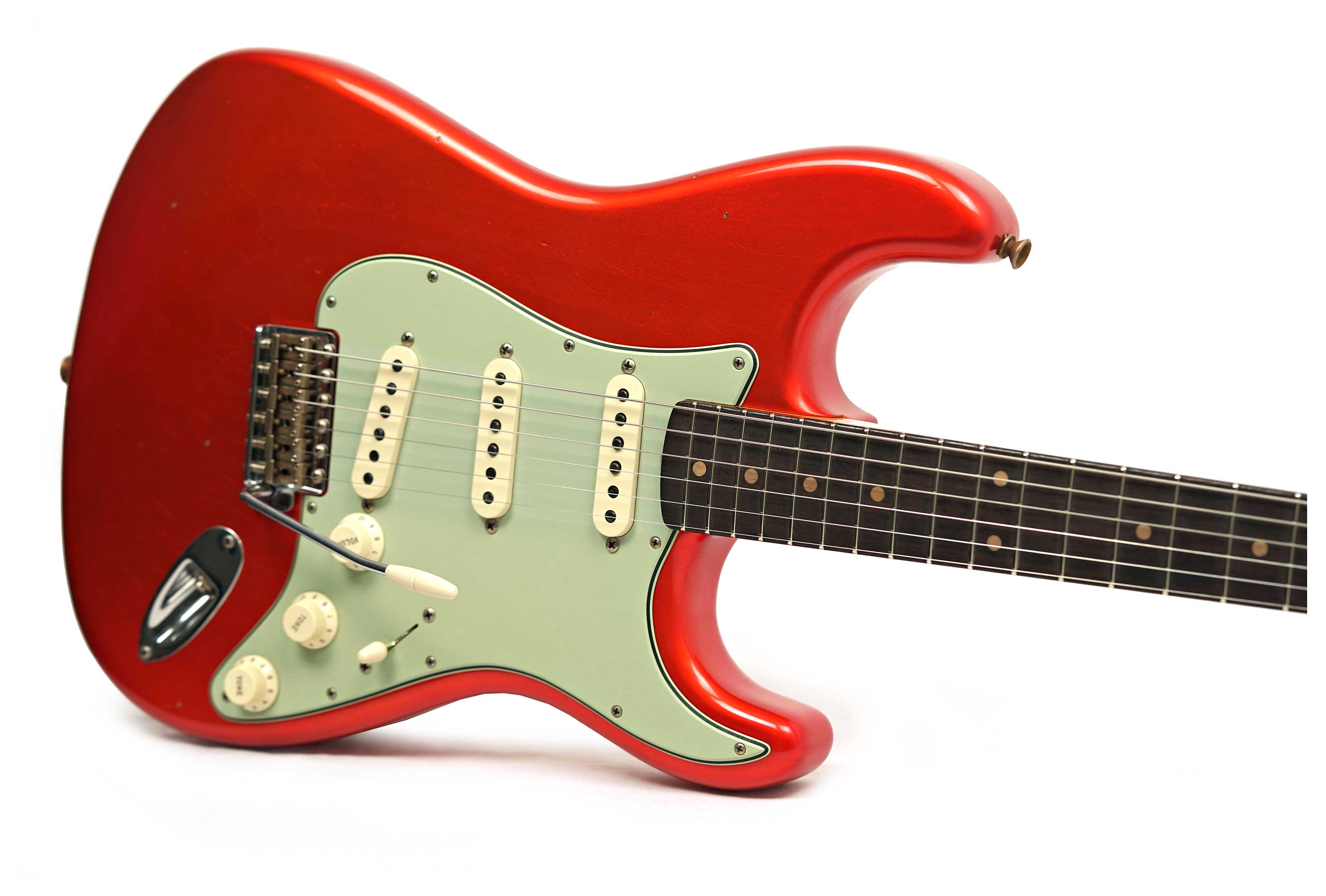 Fender Custom Shop 1960 Stratocaster Journeyman Relic Candy Tangerine Rosewood Fingerboard #CZ581882