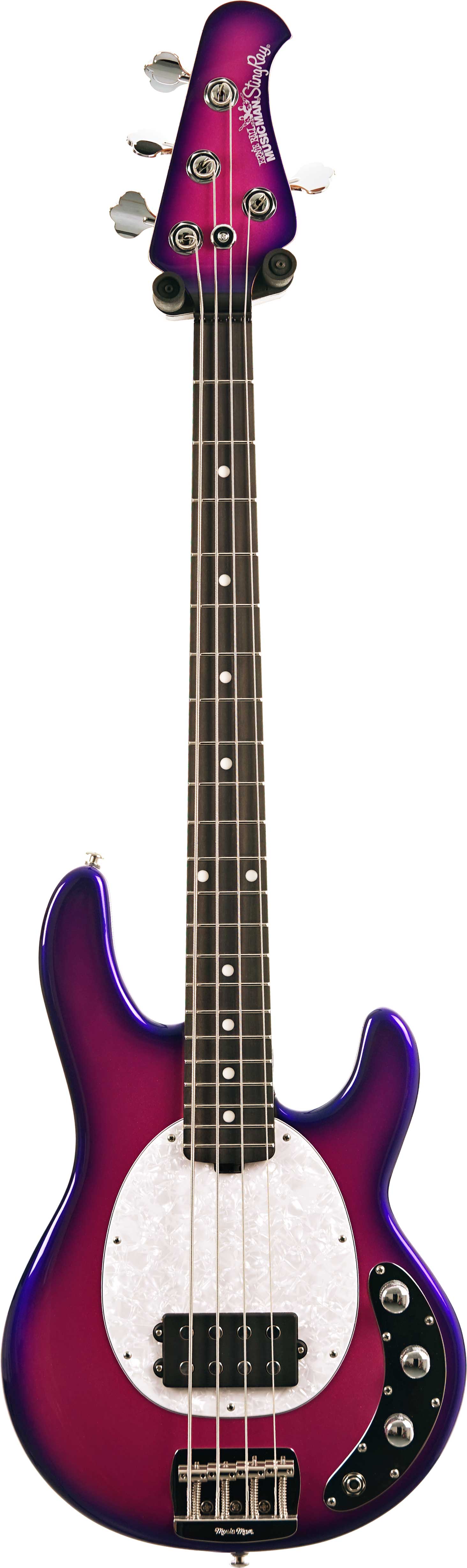 Music Man Short Scale Stingray Galactic Pearl Ebony Fingerboard #K12417