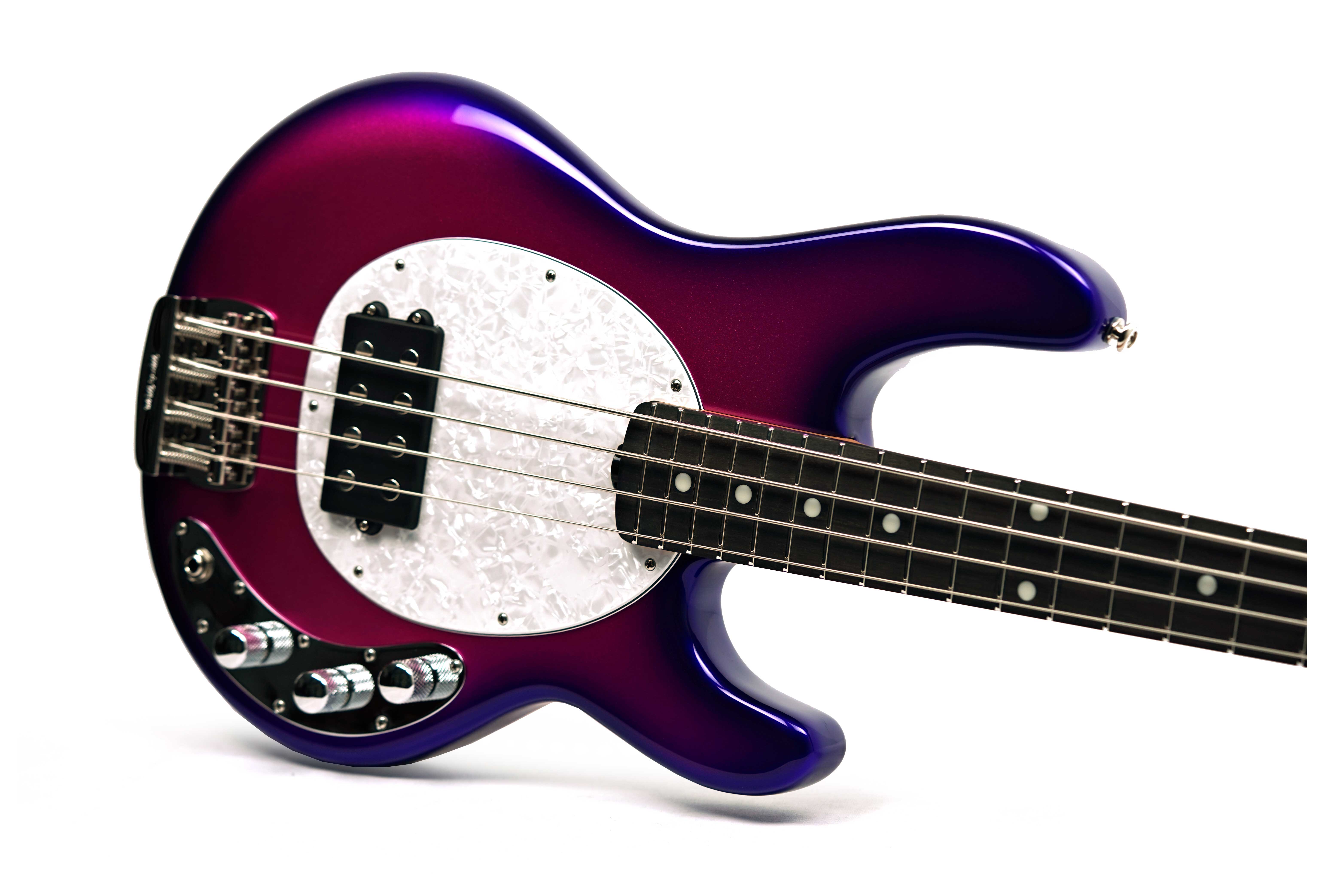 Music Man Short Scale Stingray Galactic Pearl Ebony Fingerboard #K12417
