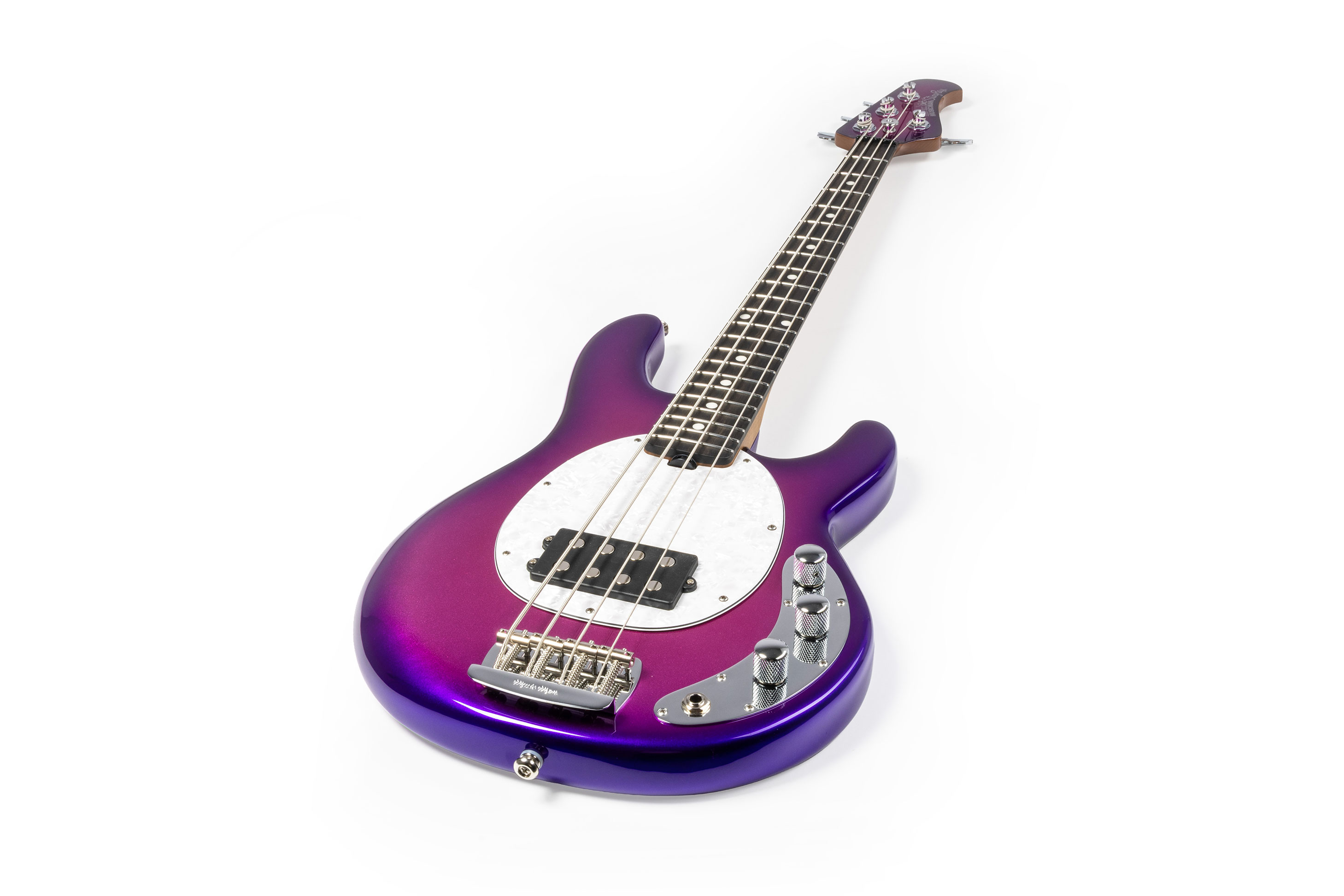 Music Man Short Scale Stingray Galactic Pearl Ebony Fingerboard
