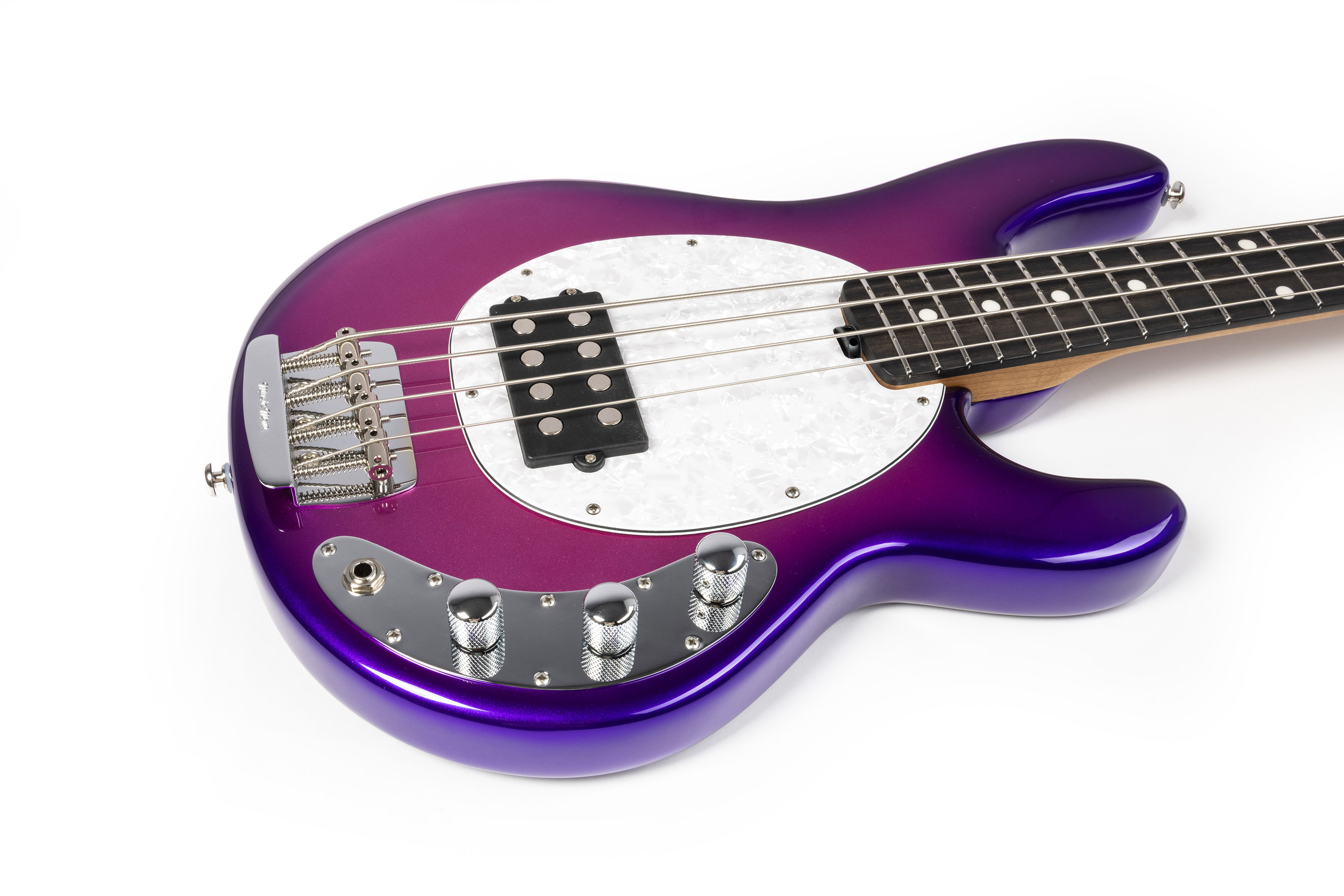 Music Man Short Scale Stingray Galactic Pearl Ebony Fingerboard