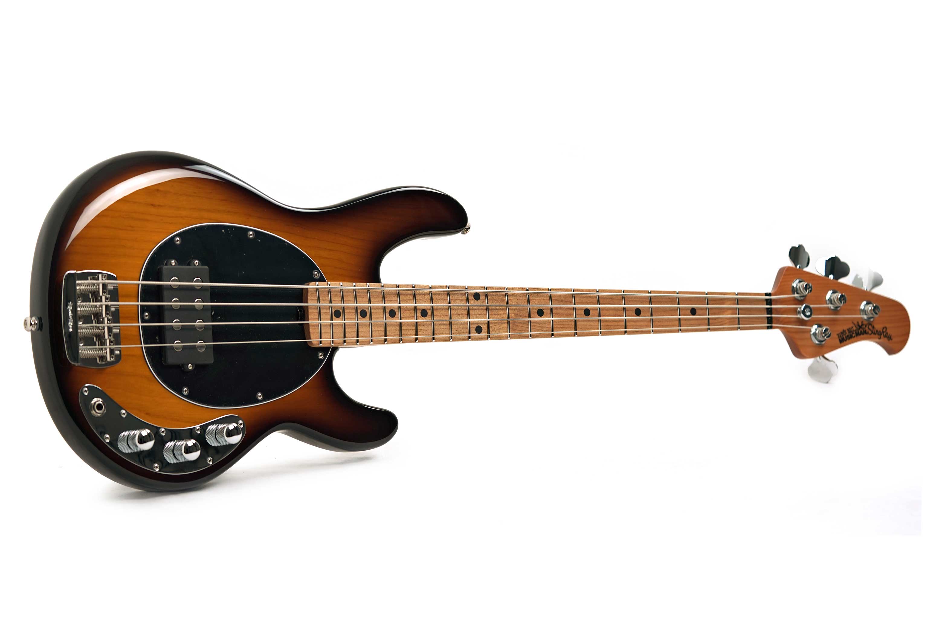 Music Man Short Scale Stingray Tobacco Burst Maple Fingerboard #K14634
