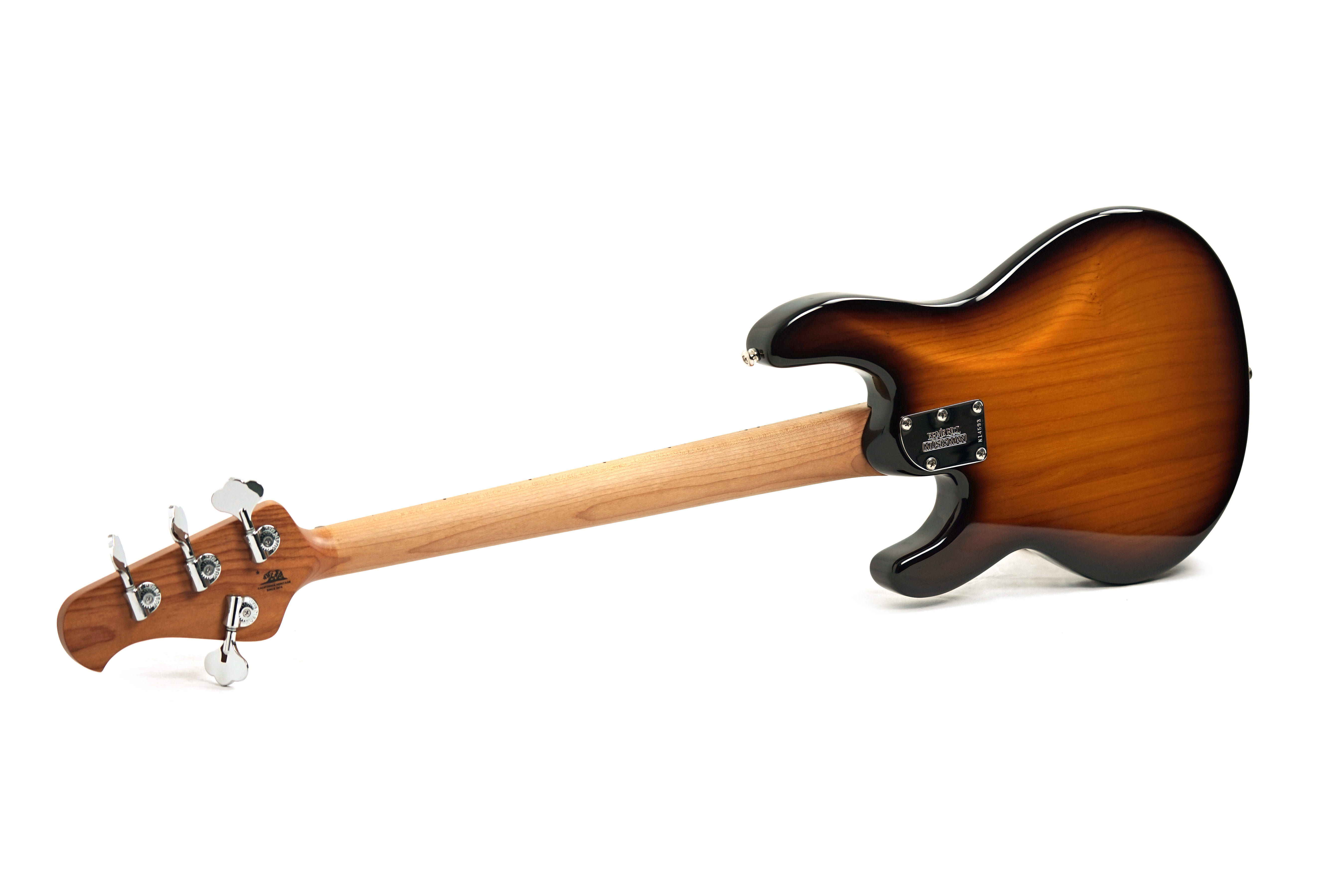 Music Man Short Scale Stingray Tobacco Burst Maple Fingerboard #K14593