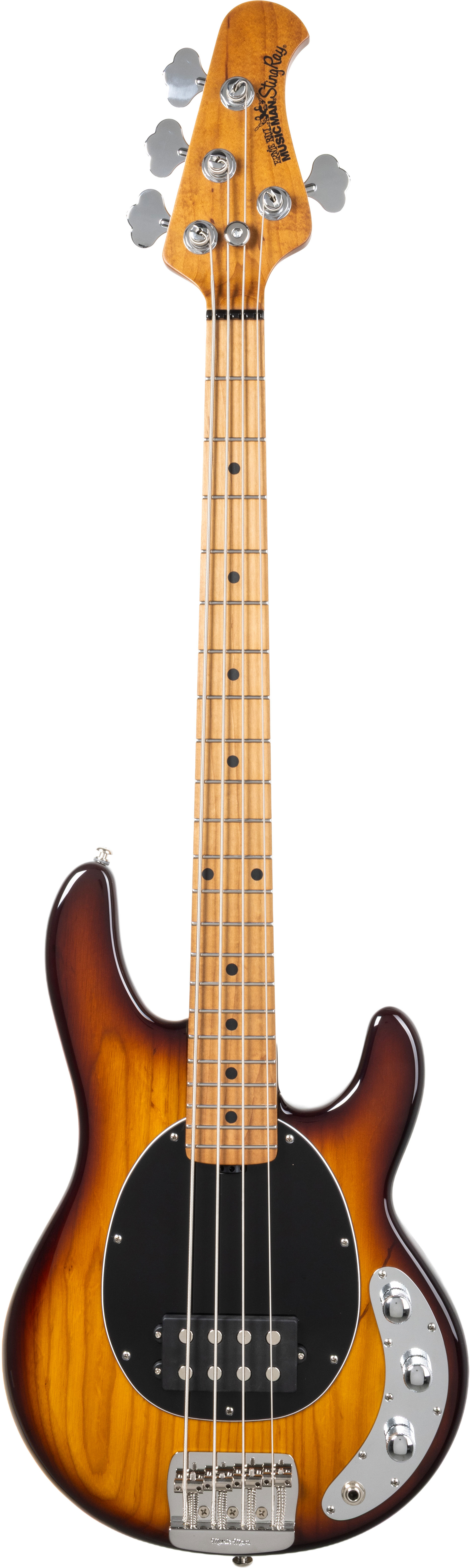 Music Man Short Scale Stingray Tobacco Burst Maple Fingerboard
