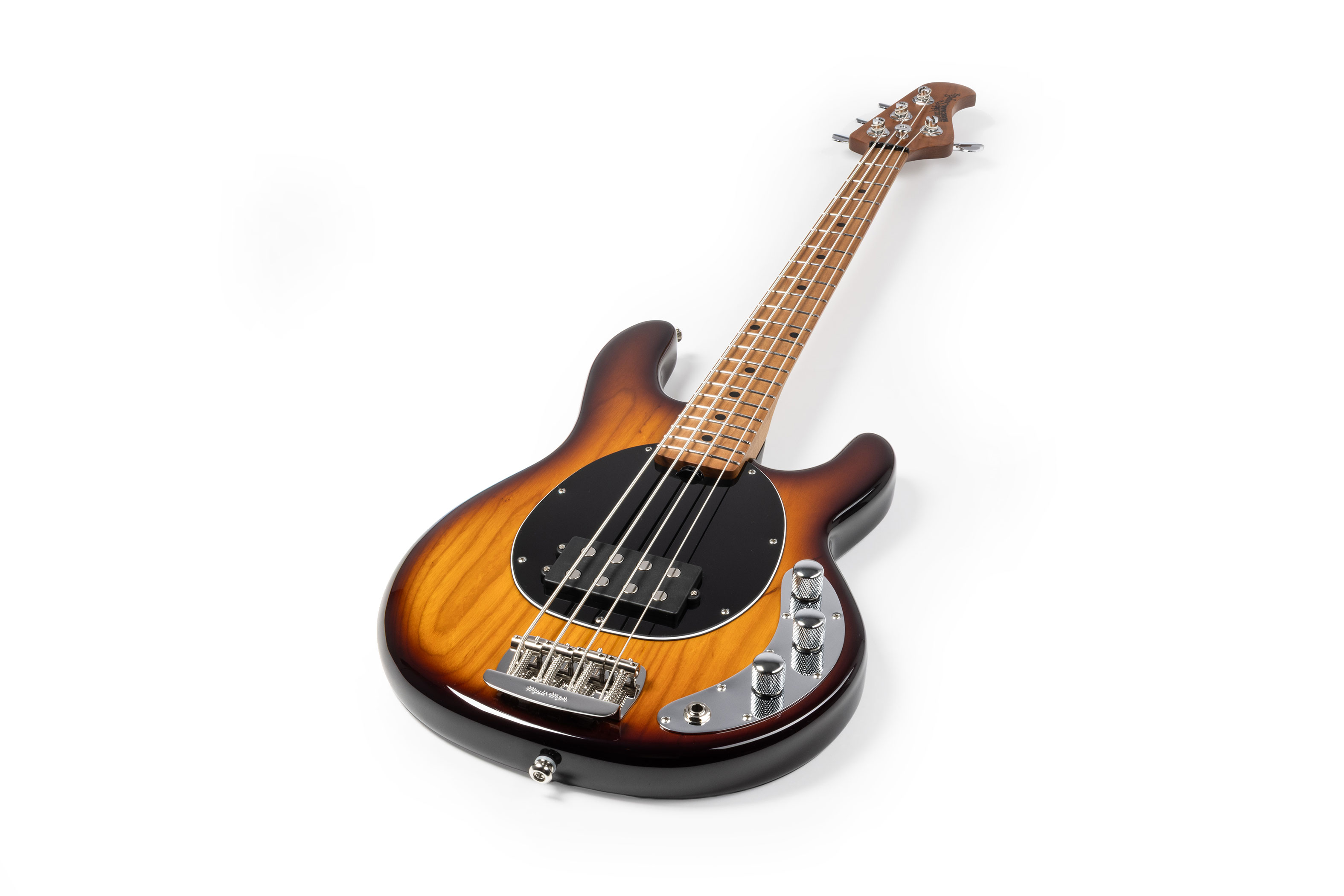 Music Man Short Scale Stingray Tobacco Burst Maple Fingerboard