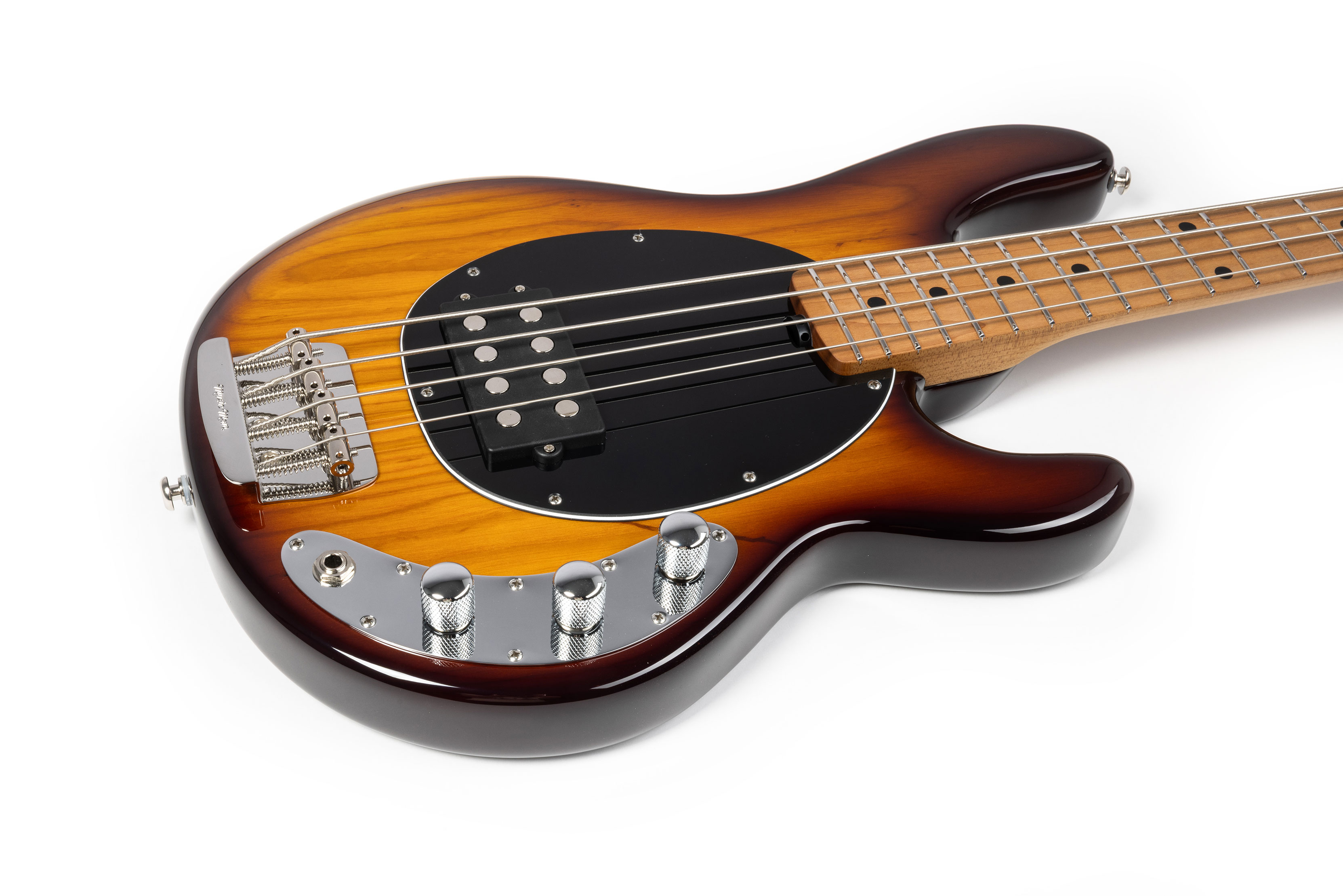 Music Man Short Scale Stingray Tobacco Burst Maple Fingerboard