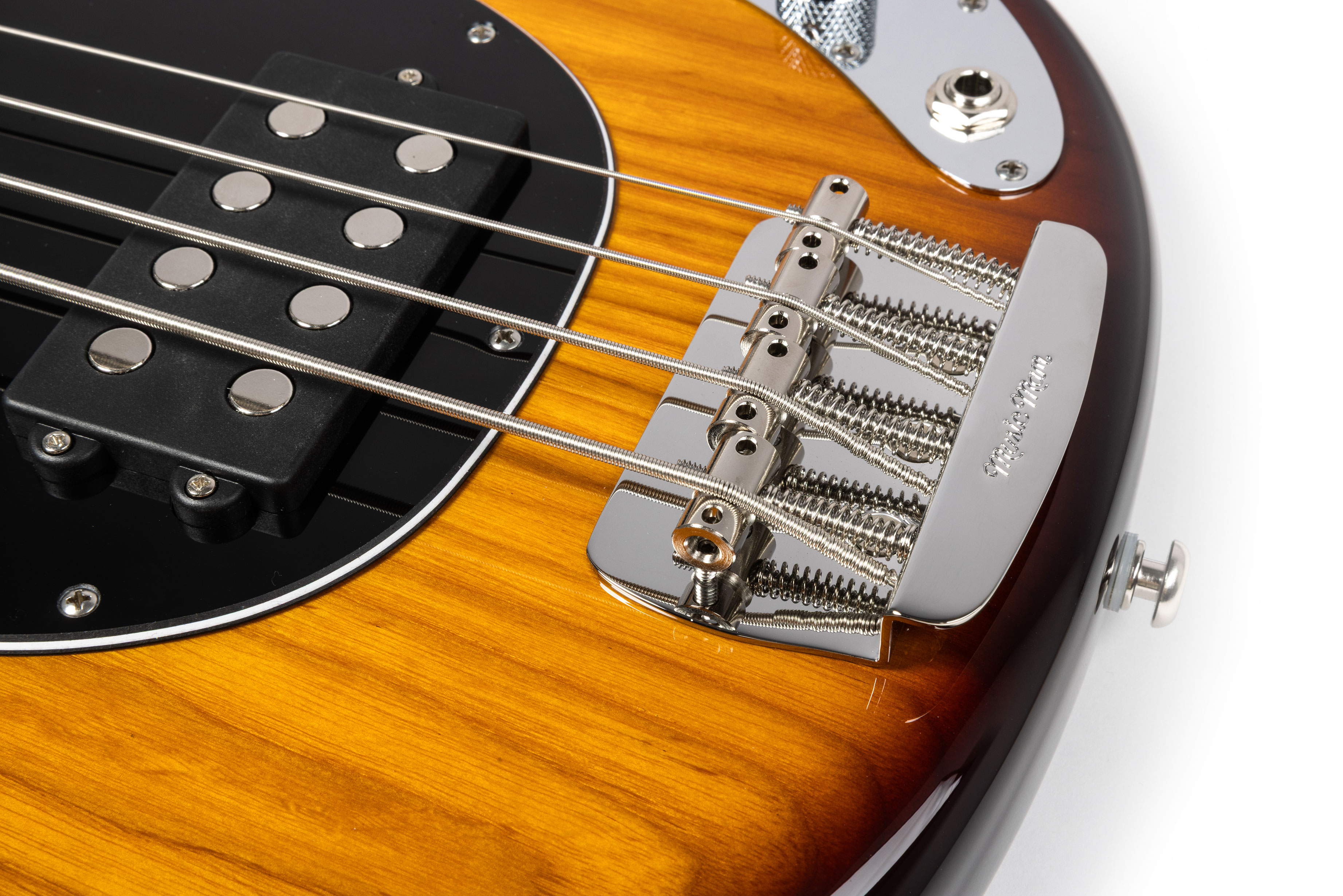 Music Man Short Scale Stingray Tobacco Burst Maple Fingerboard