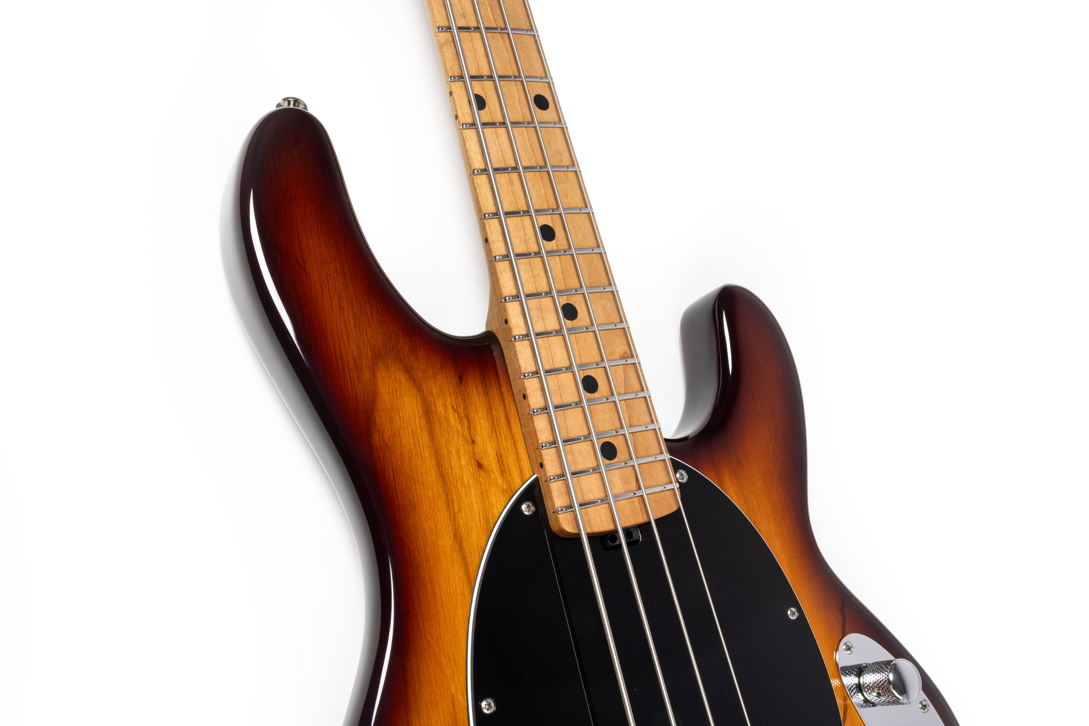 Music Man Short Scale Stingray Tobacco Burst Maple Fingerboard