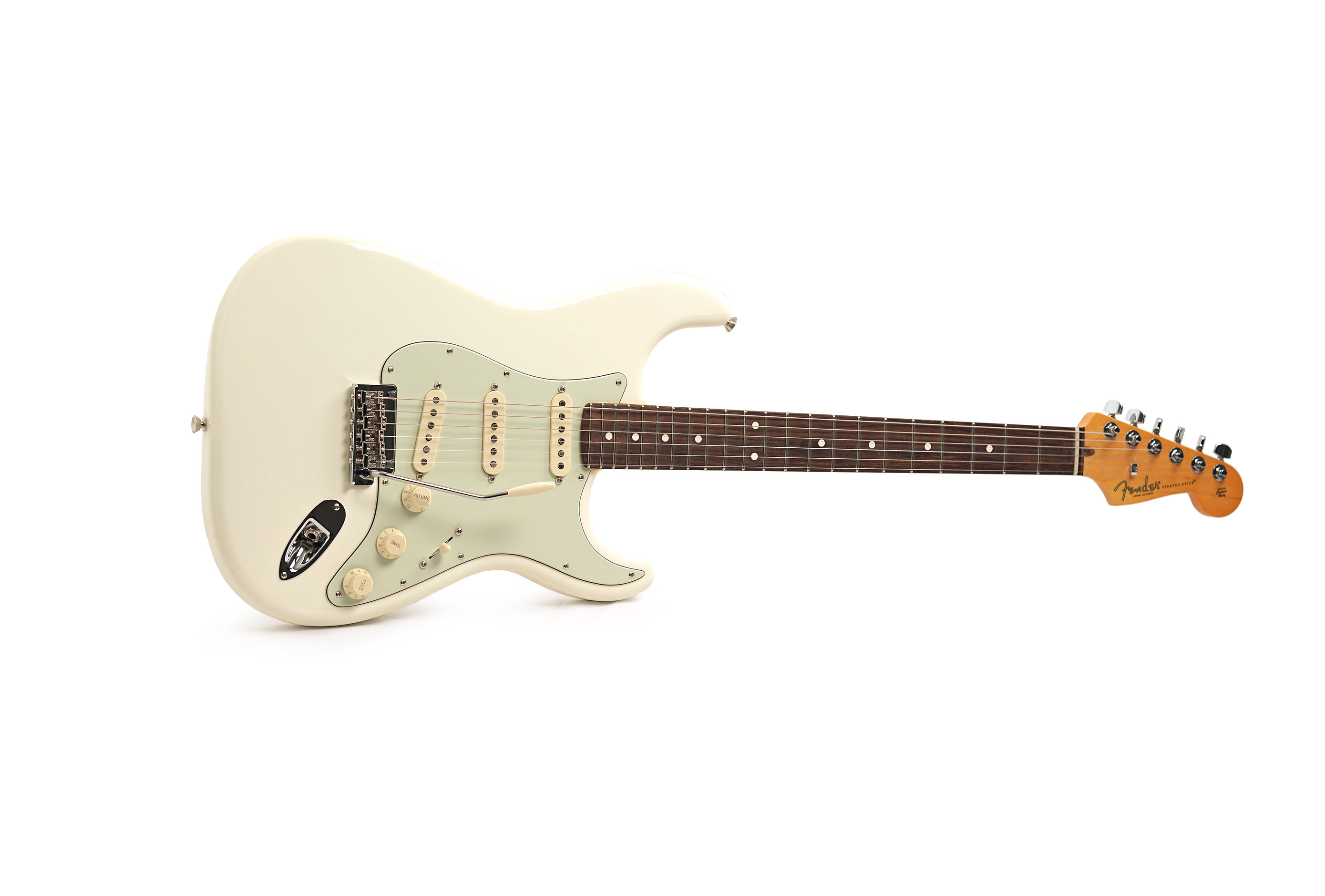 Fender American Professional Stratocaster Olympic White Rosewood Fingerboard (2026) #US26050206