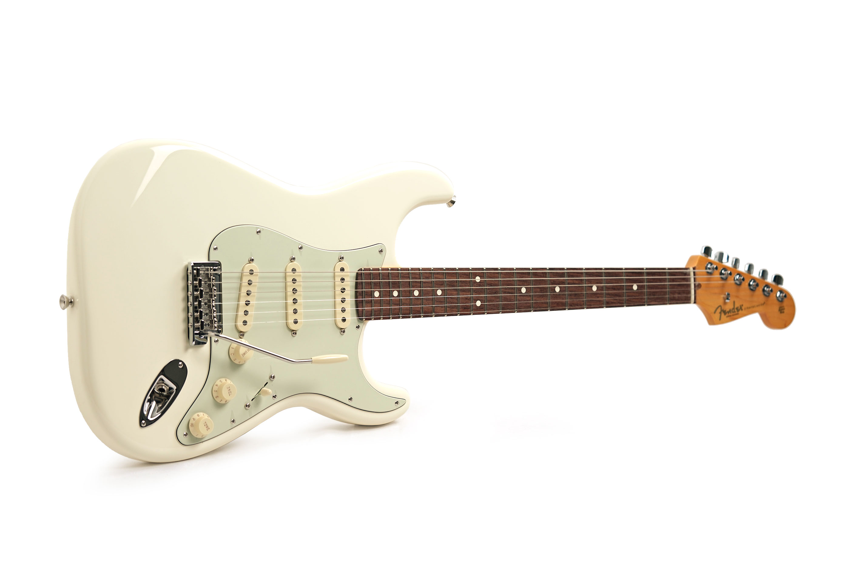 Fender American Professional Stratocaster Olympic White Rosewood Fingerboard (2026) #US26042189