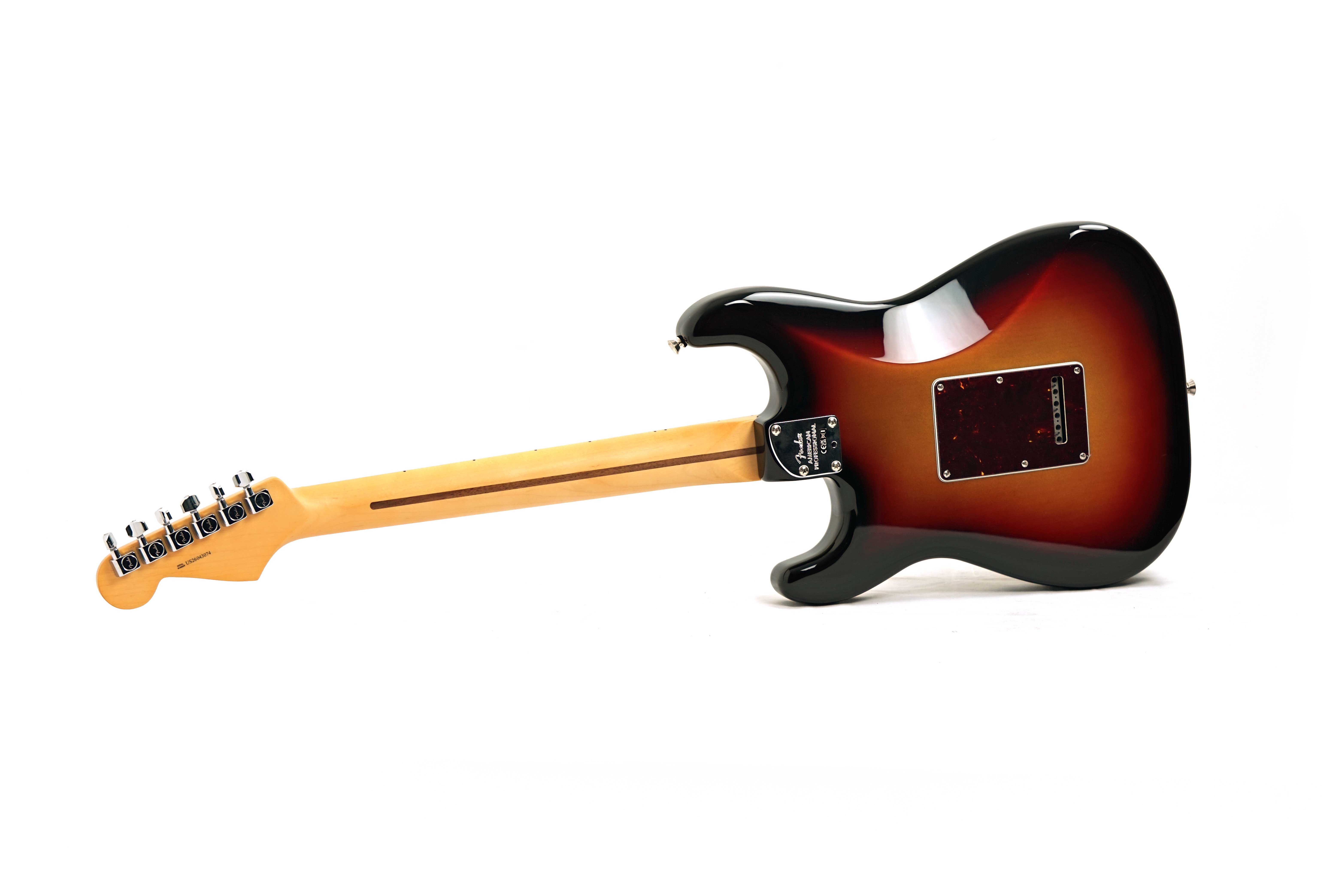 Fender American Professional Stratocaster 3 Colour Sunburst Maple Fingerboard (2026) #US26043074