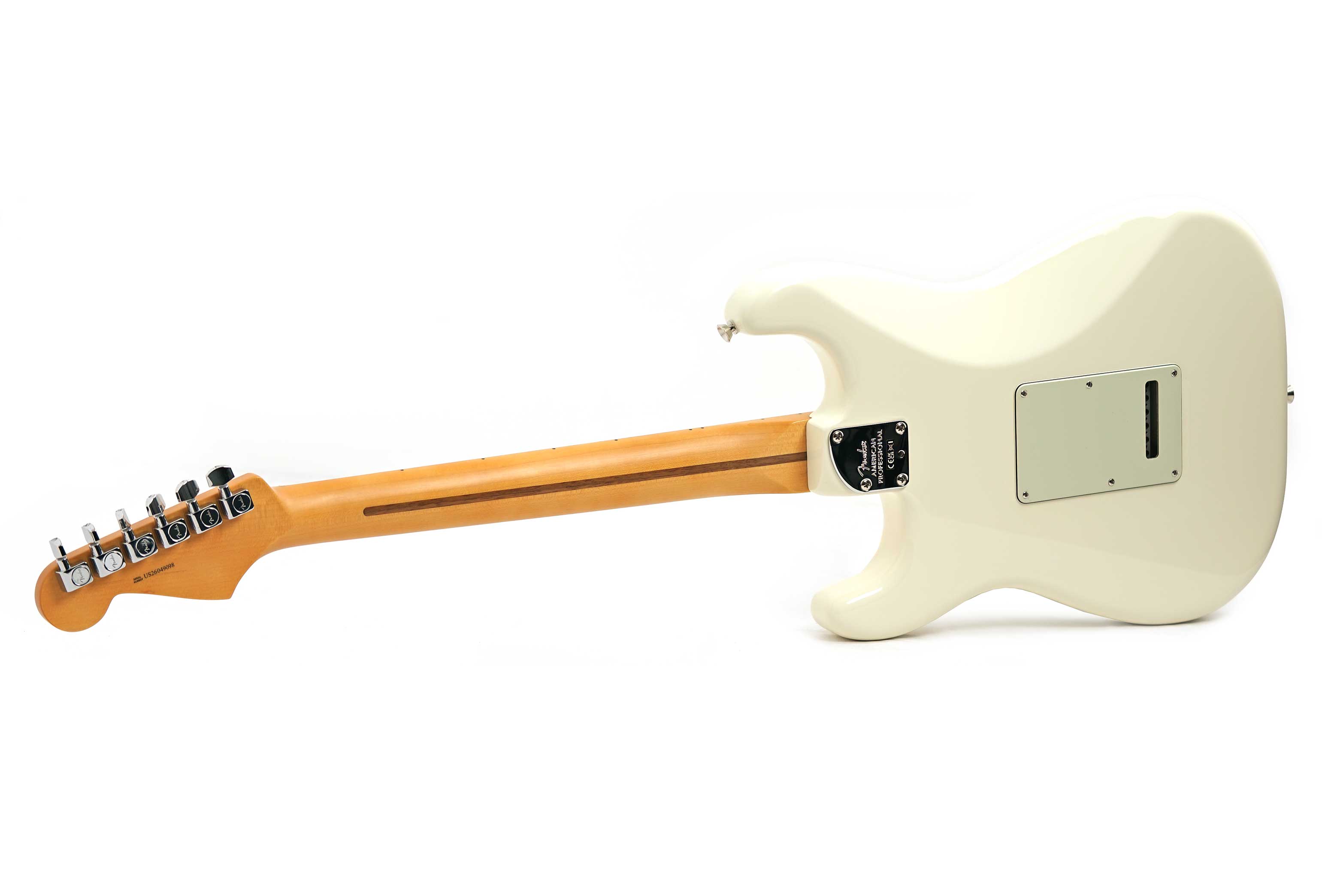 Fender American Professional Stratocaster Olympic White Maple Fingerboard (2026) #US26049098