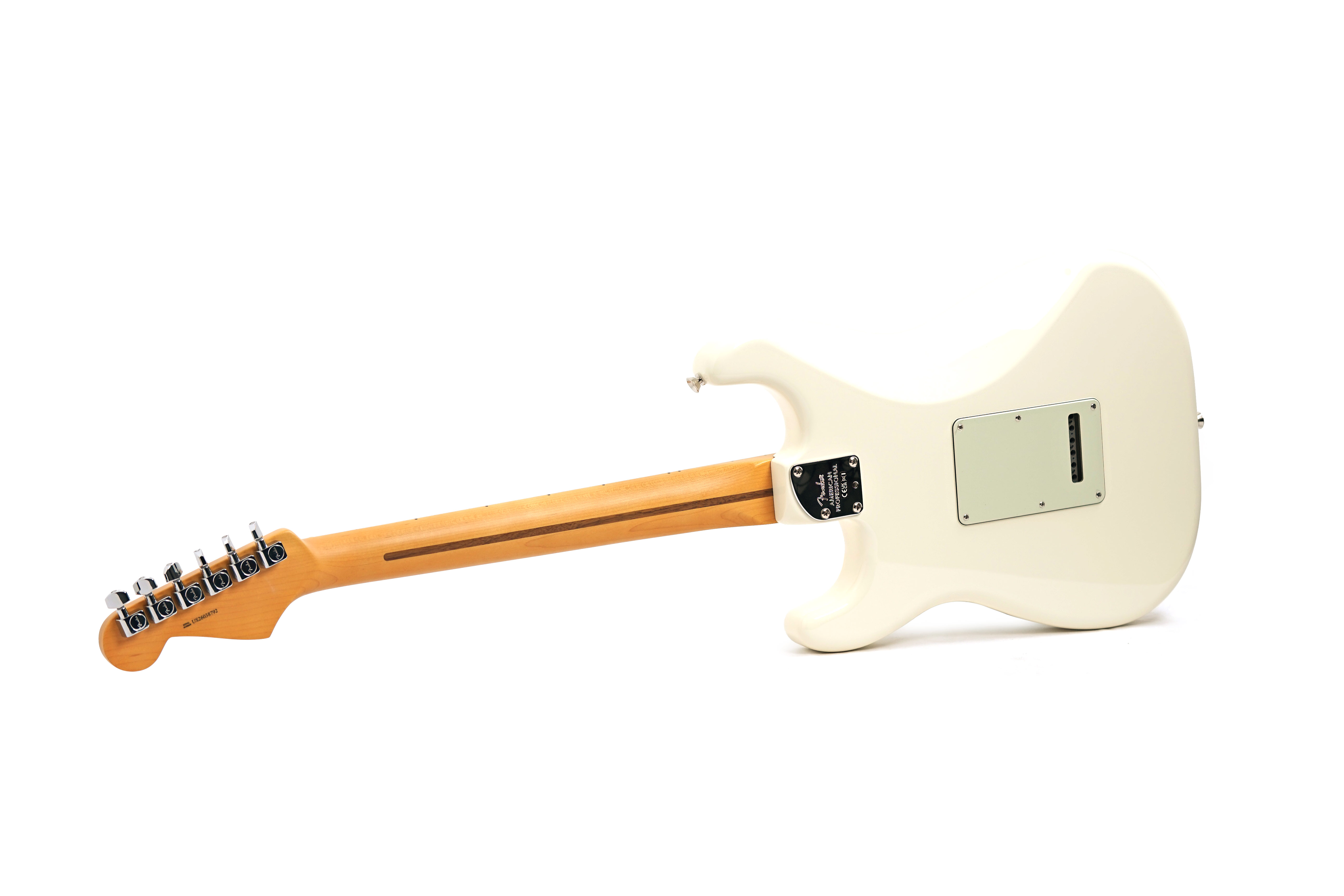 Fender American Professional Stratocaster Olympic White Maple Fingerboard (2026) #US26038792