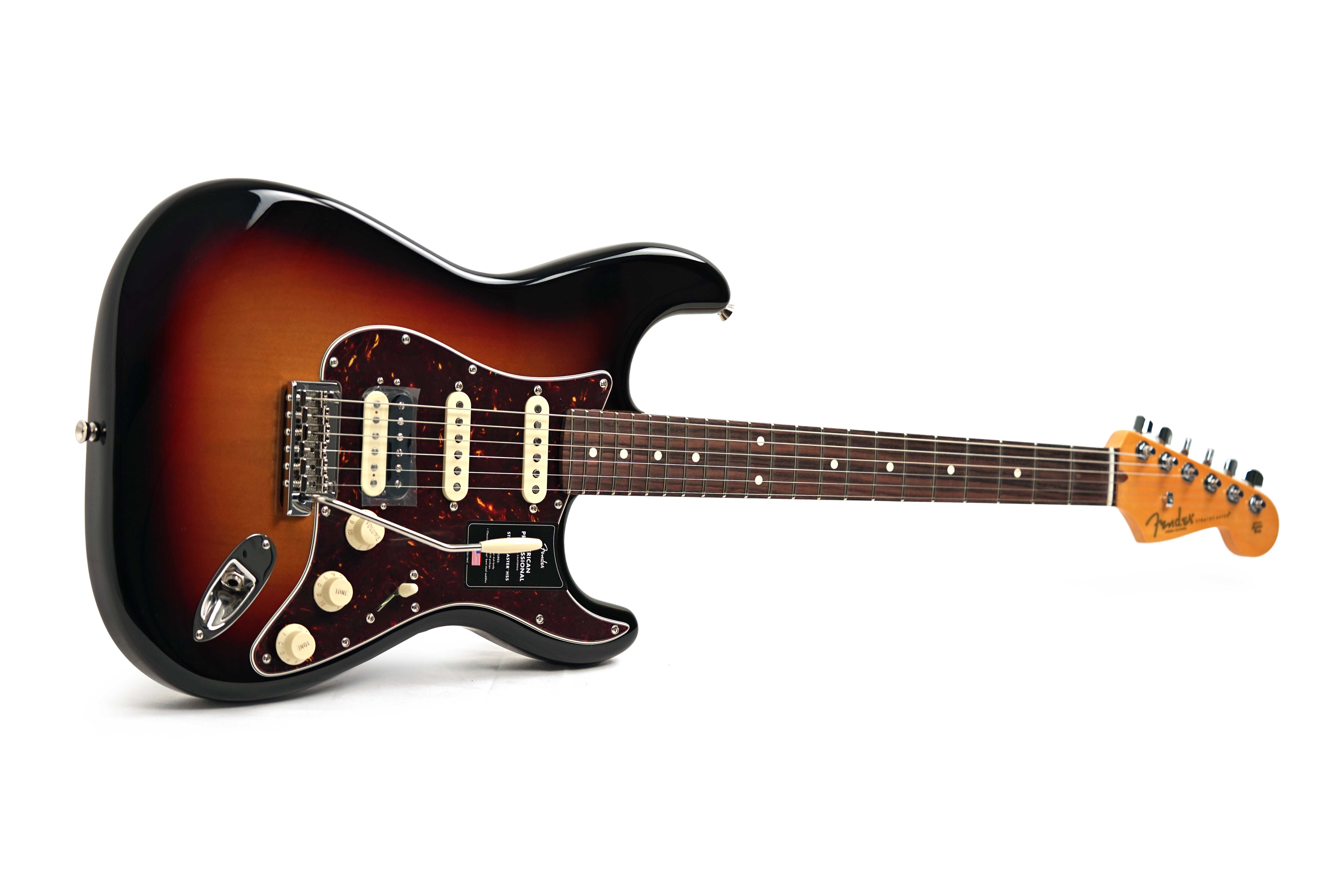Fender American Professional Stratocaster HSS 3 Colour Sunburst Rosewood Fingerboard (2026) #US26045239