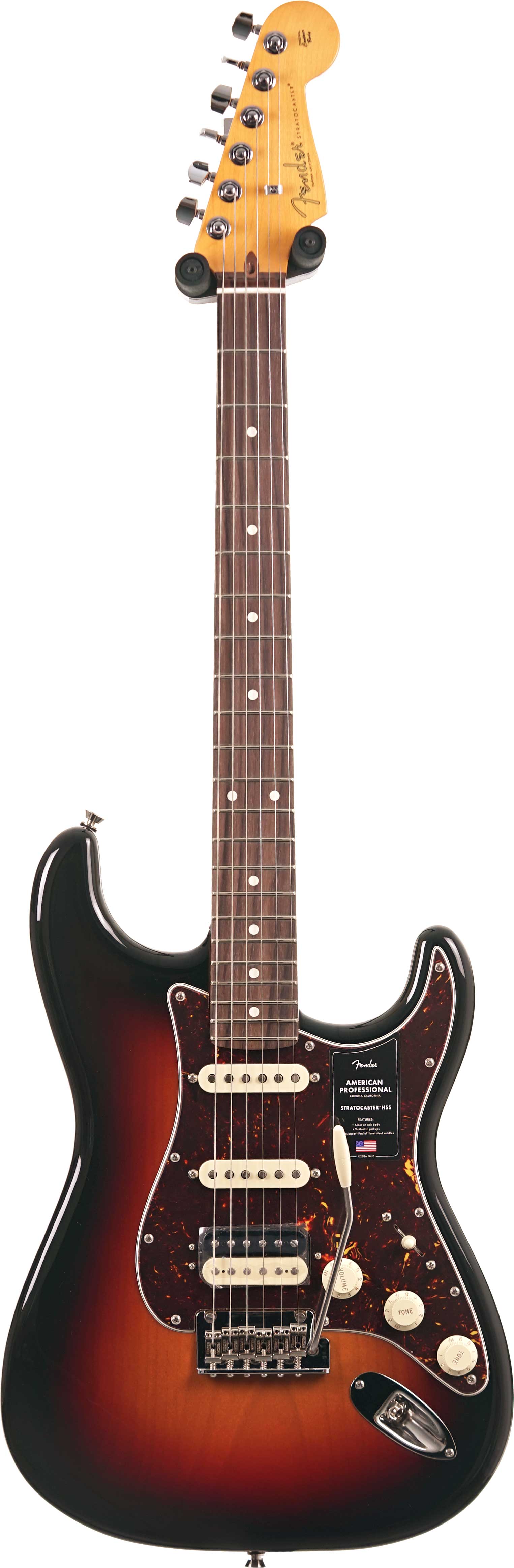 Fender American Professional Stratocaster HSS 3 Colour Sunburst Rosewood Fingerboard (2026) #US26060072