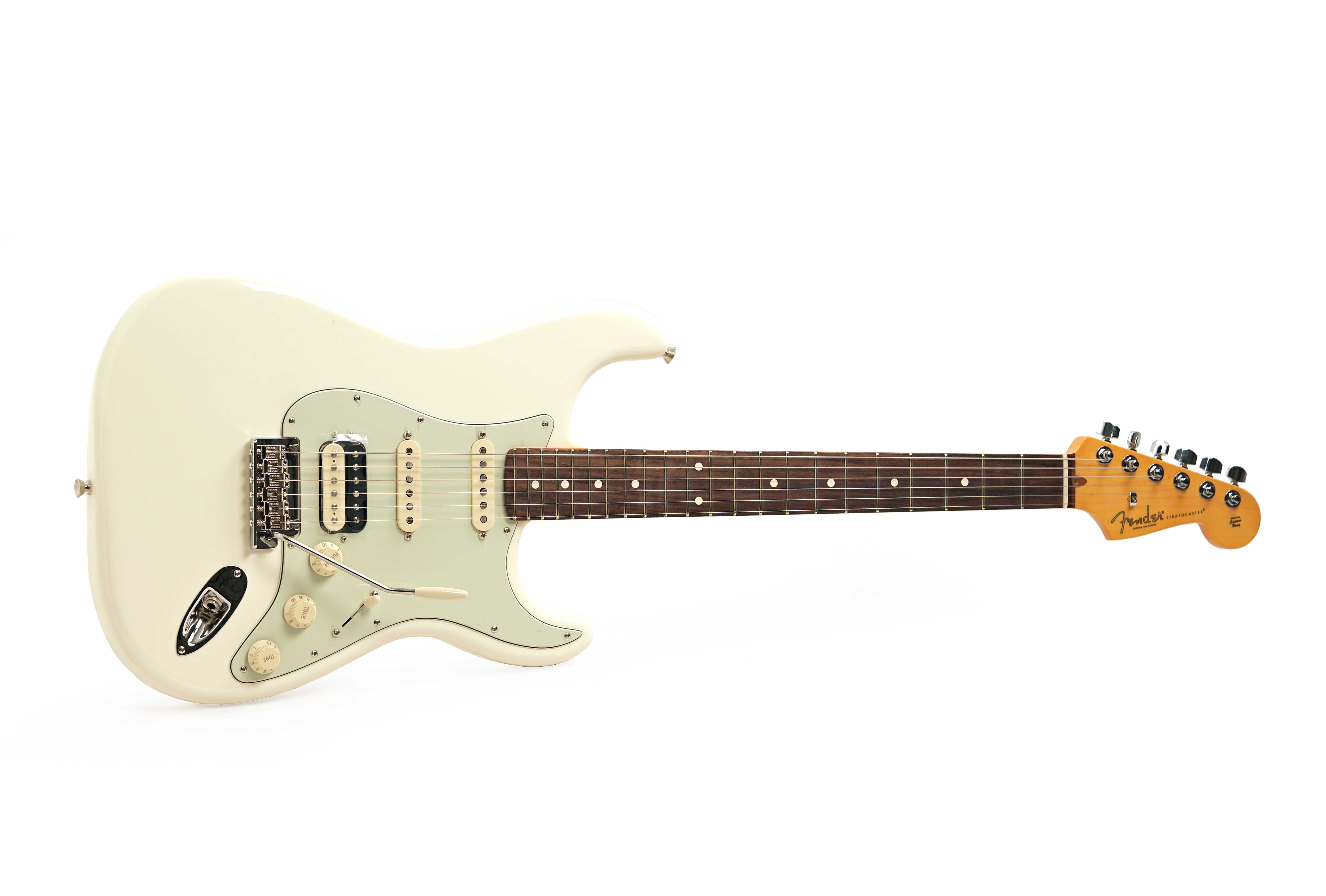 Fender American Professional Stratocaster HSS Olympic White Rosewood Fingerboard (2026) #US26042461
