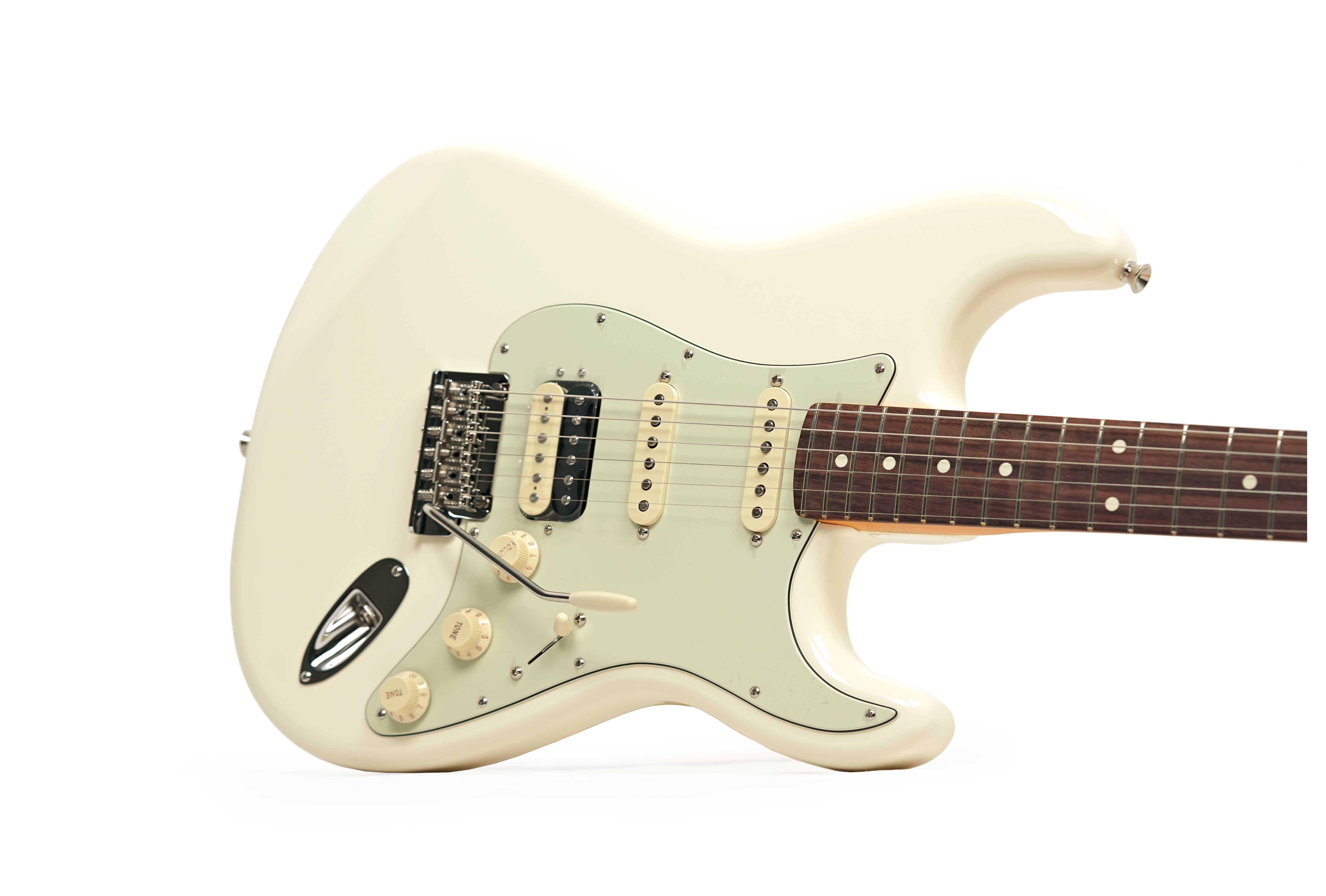 Fender American Professional Stratocaster HSS Olympic White Rosewood Fingerboard (2026) #US26042461
