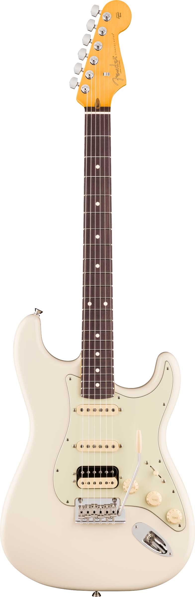 Fender American Professional Stratocaster HSS Olympic White Rosewood Fingerboard (2026)