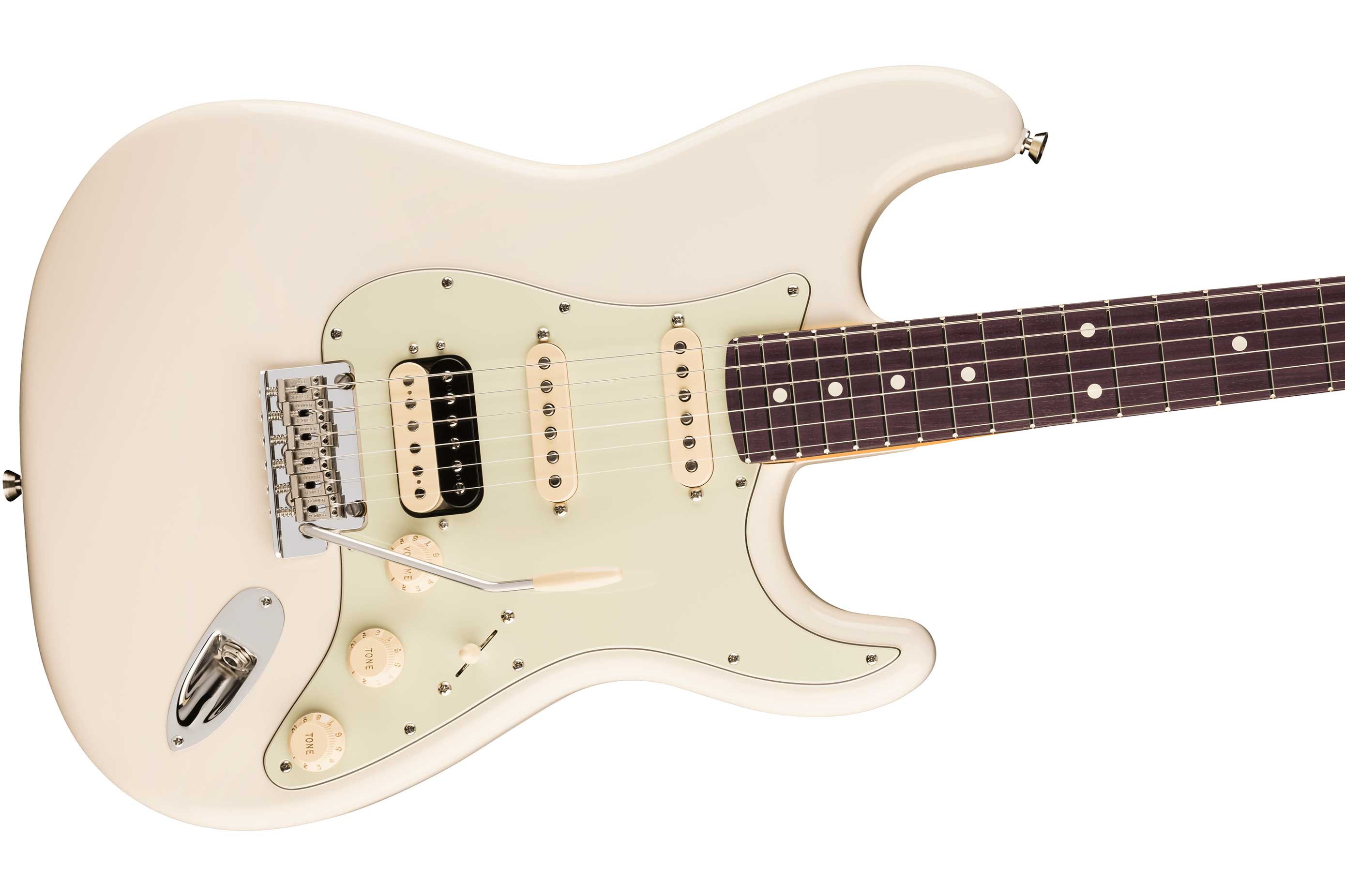 Fender American Professional Stratocaster HSS Olympic White Rosewood Fingerboard (2026)