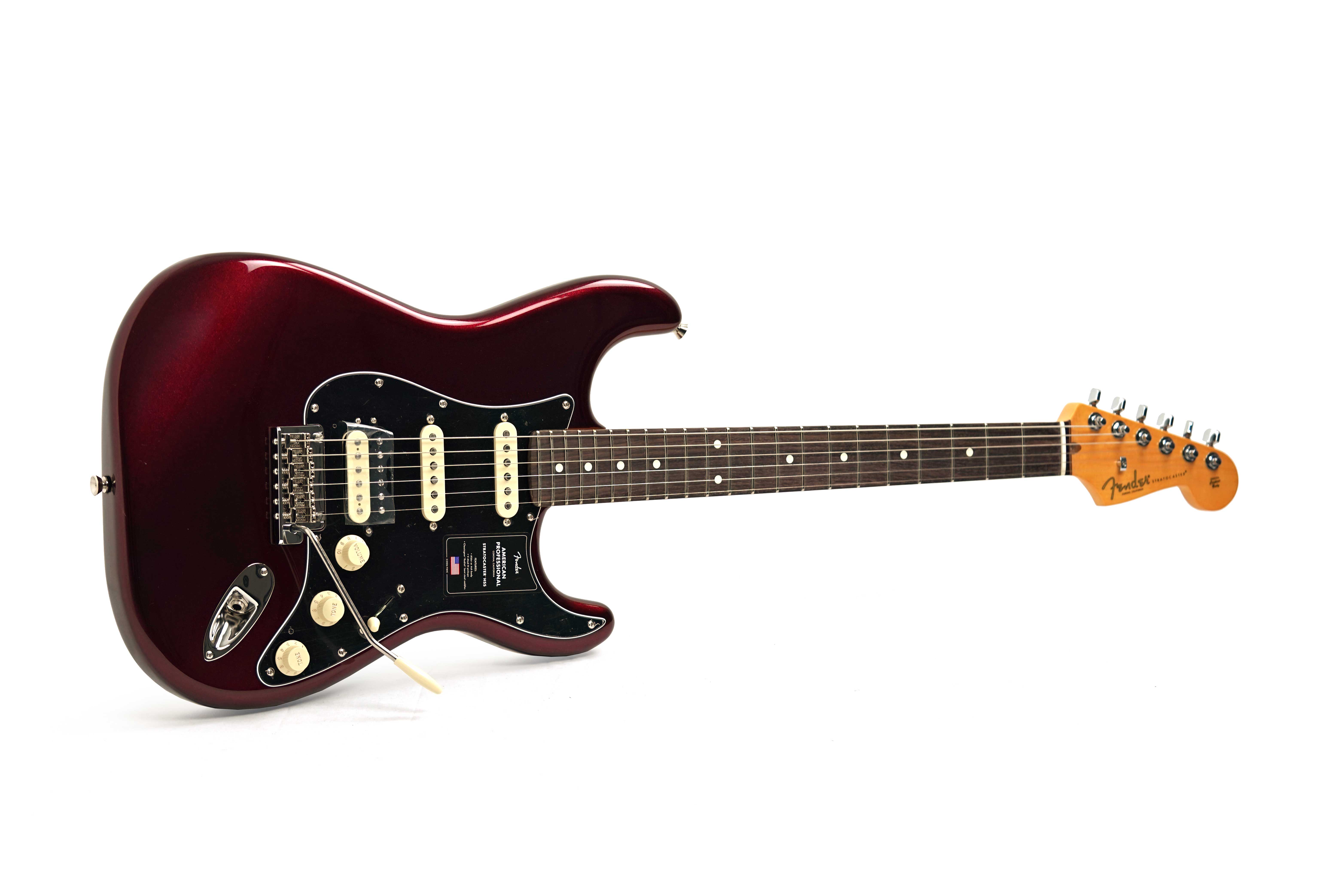 Fender American Professional Stratocaster HSS Oxblood Rosewood Fingerboard (2026) #US26044498