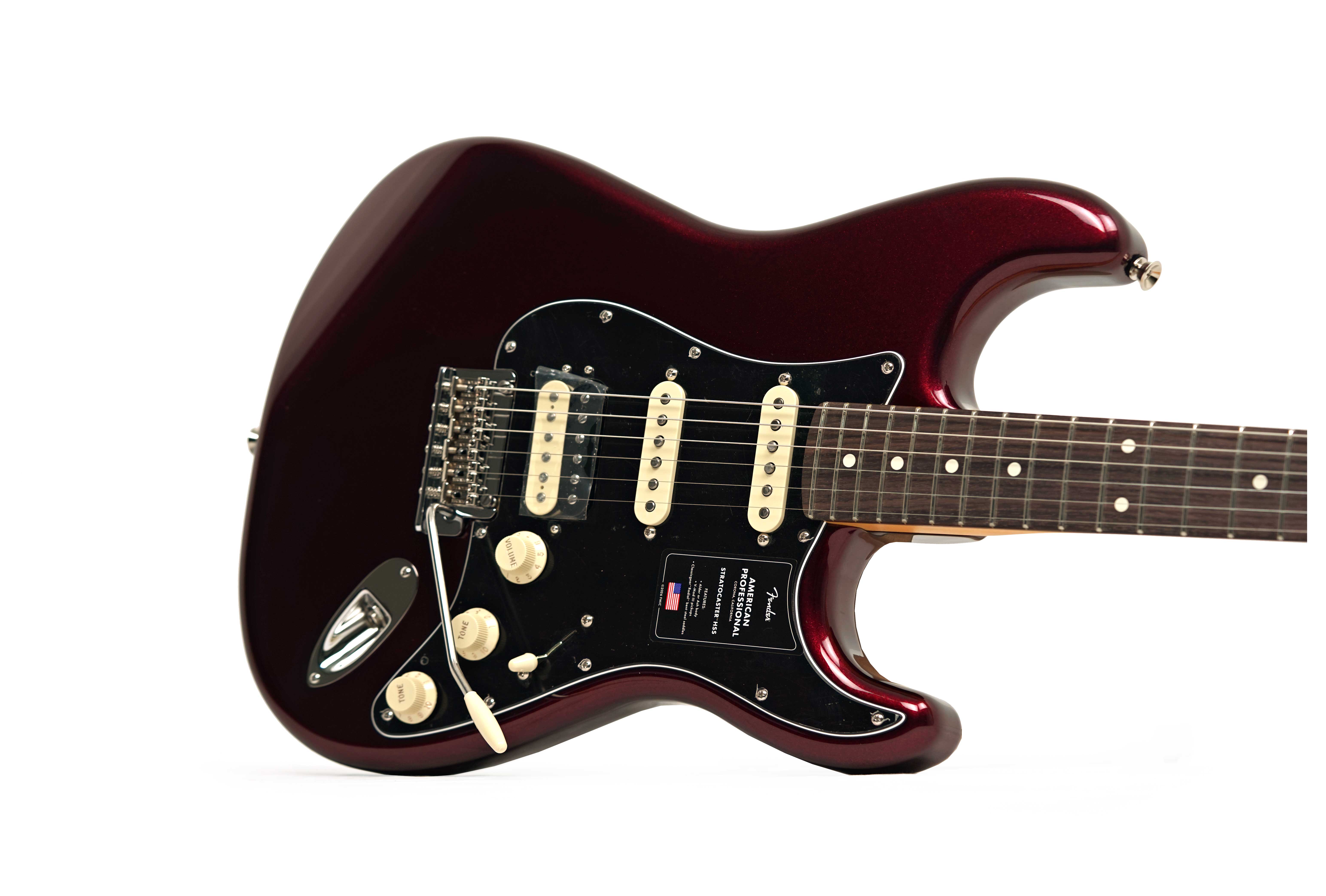 Fender American Professional Stratocaster HSS Oxblood Rosewood Fingerboard (2026) #US26044498