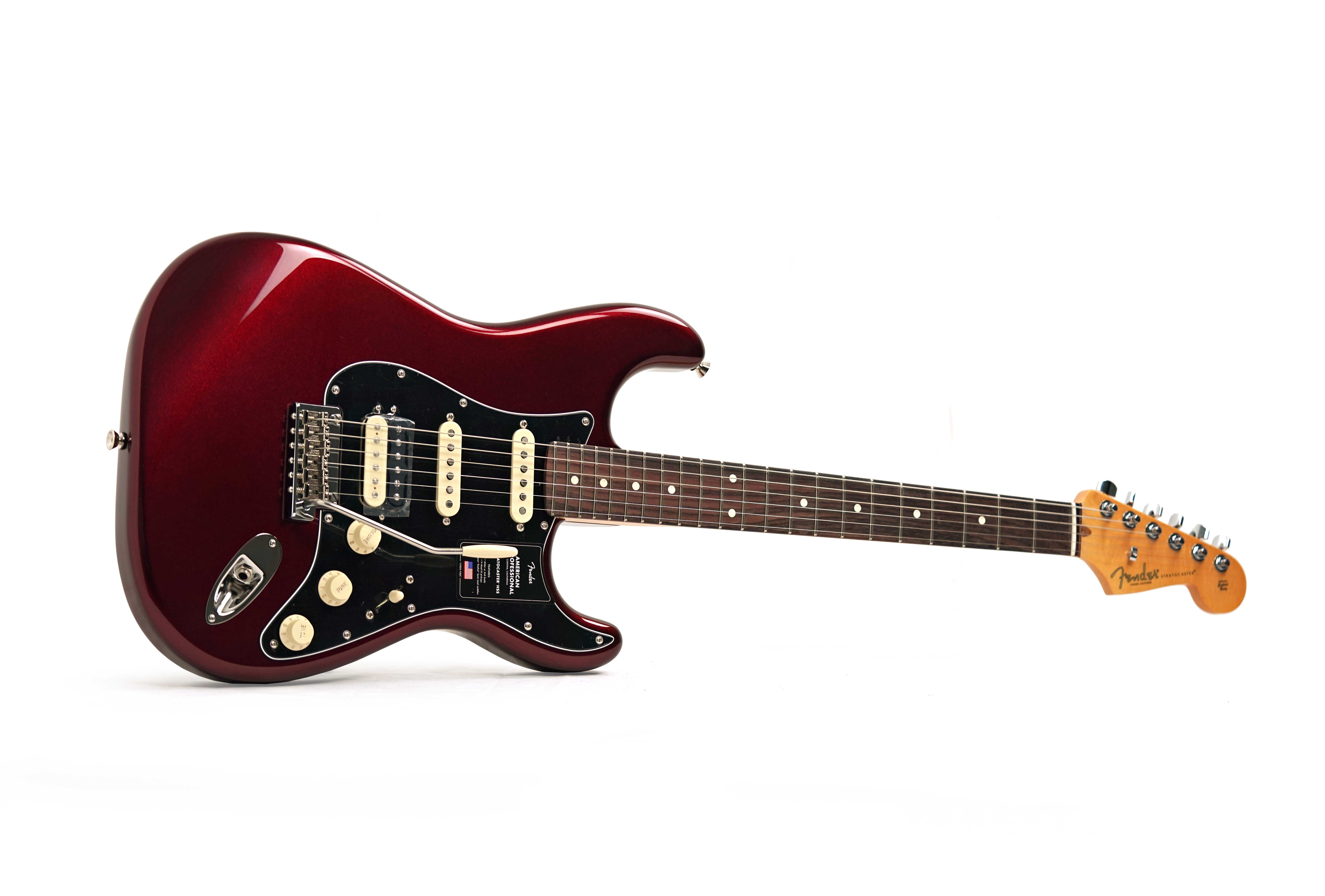 Fender American Professional Stratocaster HSS Oxblood Rosewood Fingerboard (2026) #US26059216