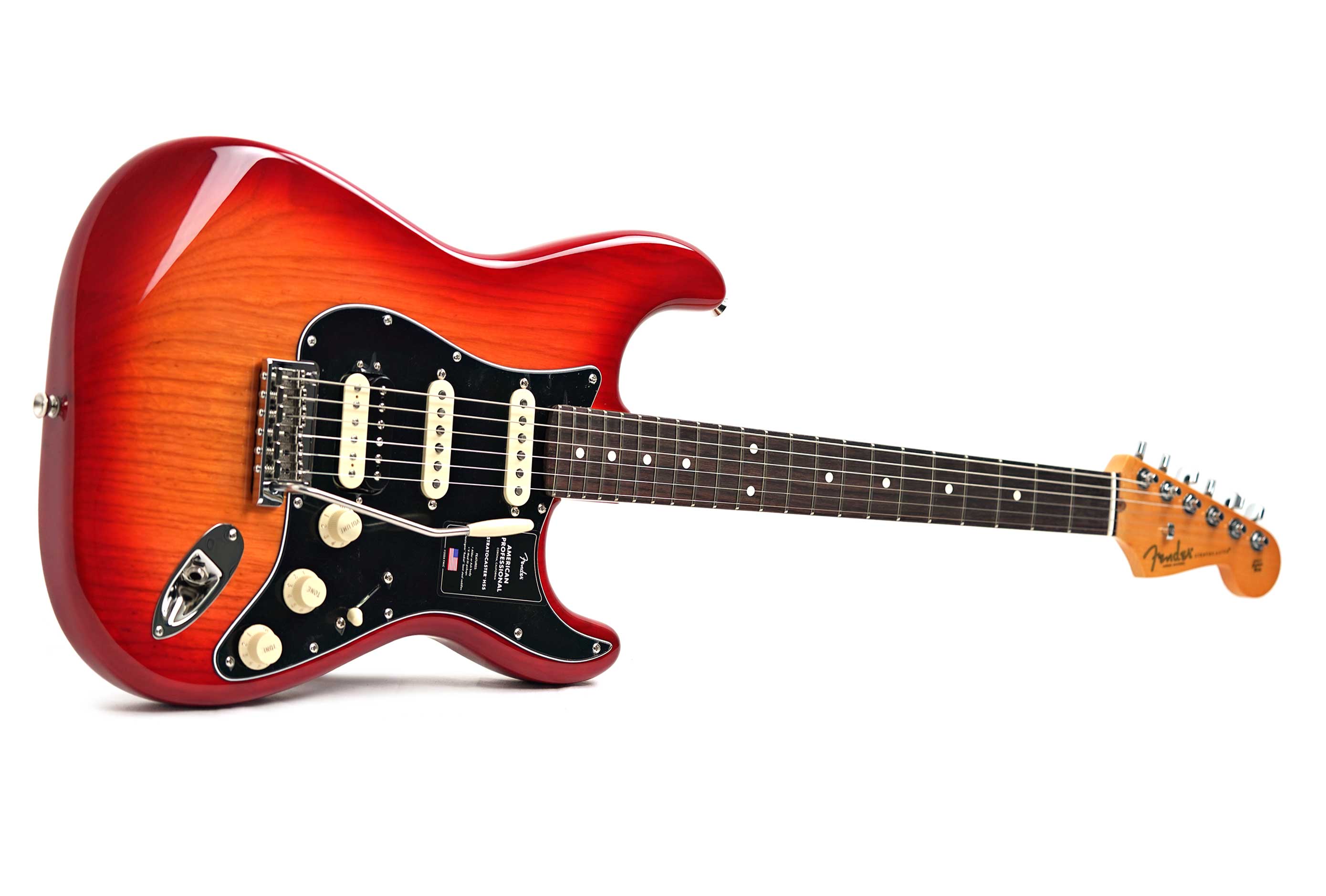 Fender American Professional Stratocaster HSS Aged Cherry Burst Rosewood Fingerboard (2026) #US26045425