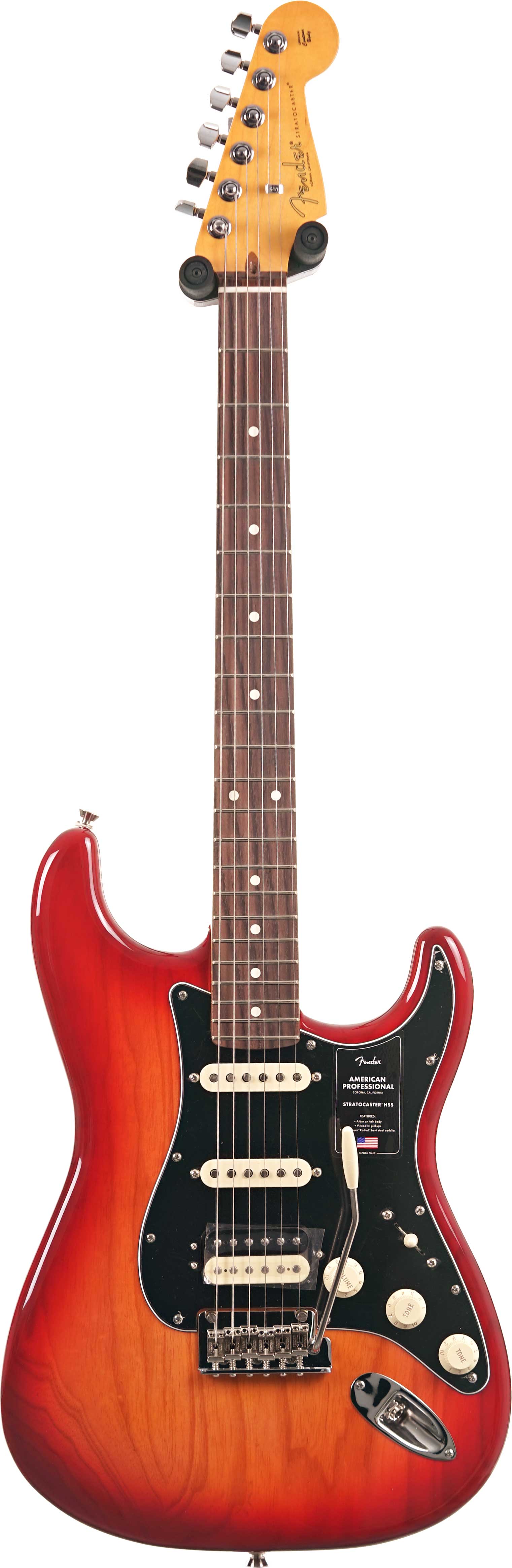 Fender American Professional Stratocaster HSS Aged Cherry Burst Rosewood Fingerboard (2026) #US26044815