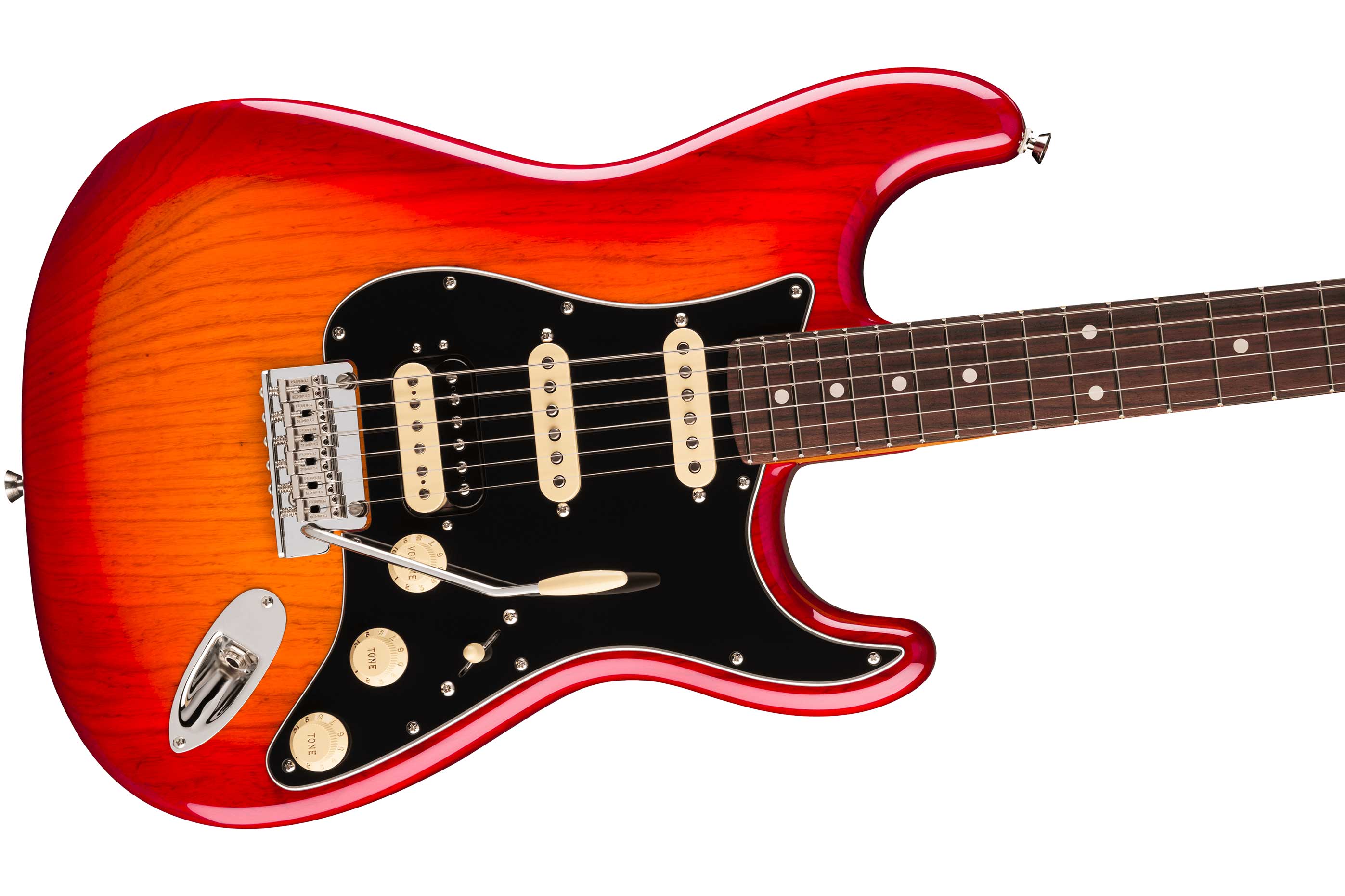 Fender American Professional Stratocaster HSS Aged Cherry Burst Rosewood Fingerboard (2026)