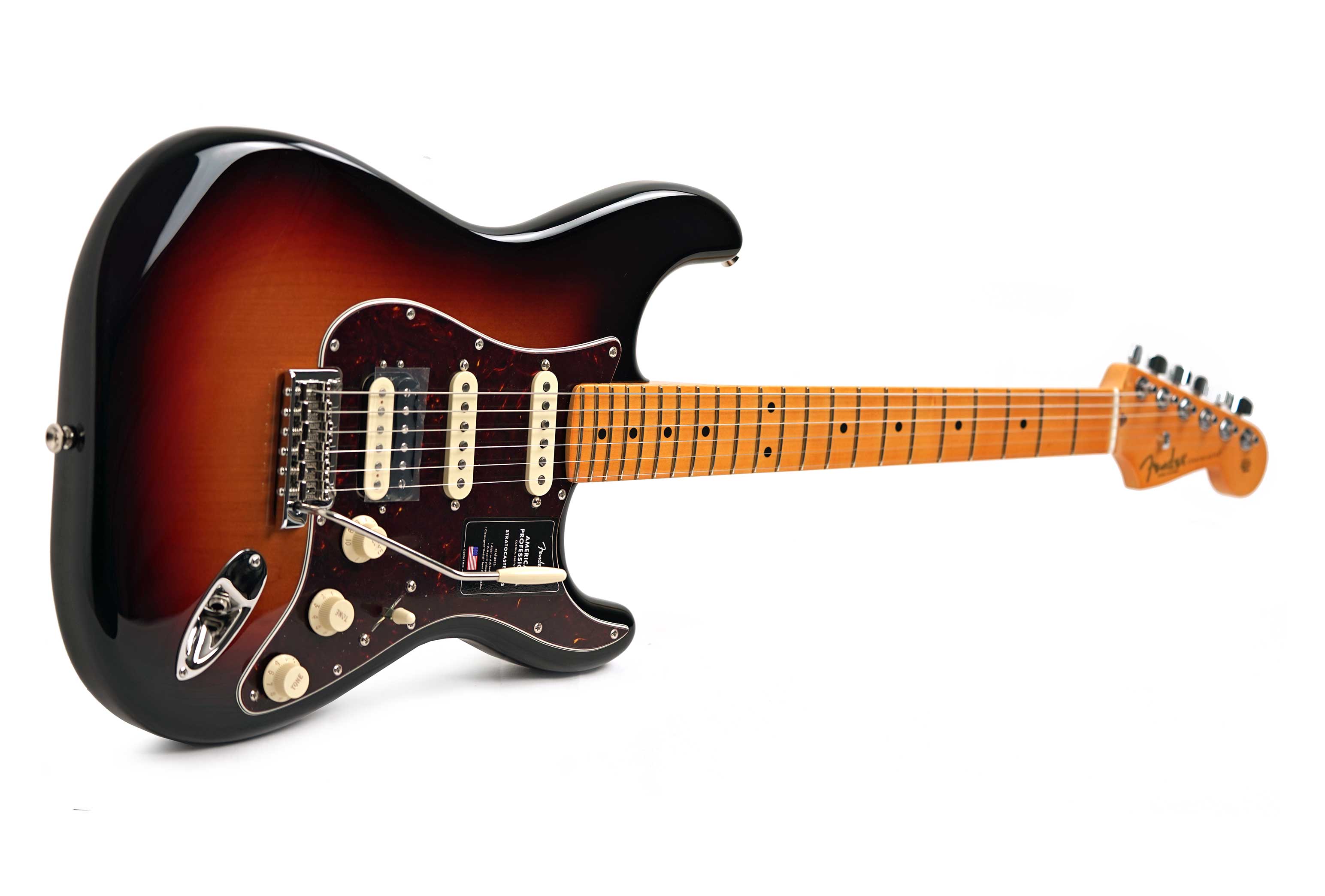Fender American Professional Stratocaster HSS 3 Colour Sunburst Maple Fingerboard (2026) #US26041555