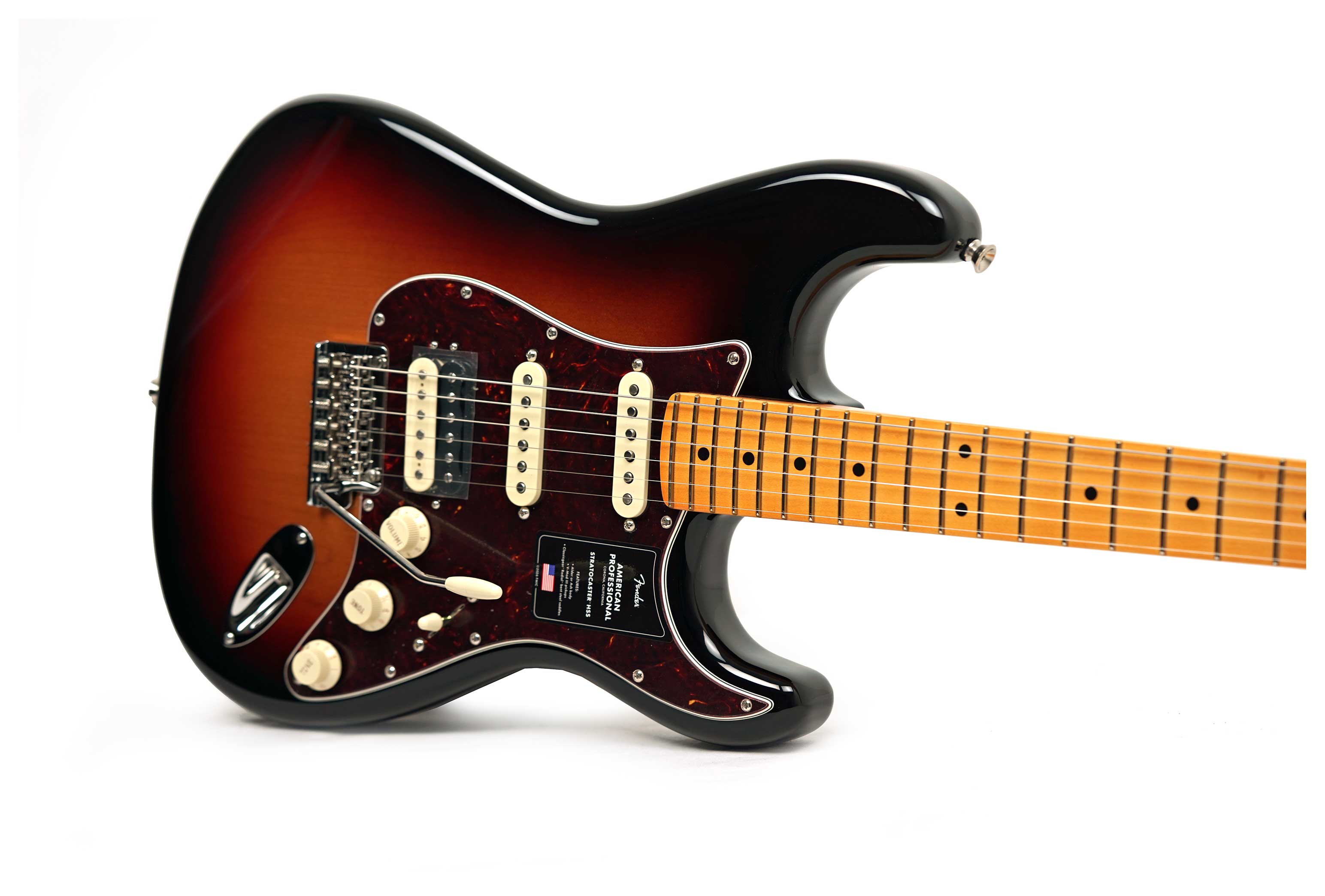 Fender American Professional Stratocaster HSS 3 Colour Sunburst Maple Fingerboard (2026) #US26041555