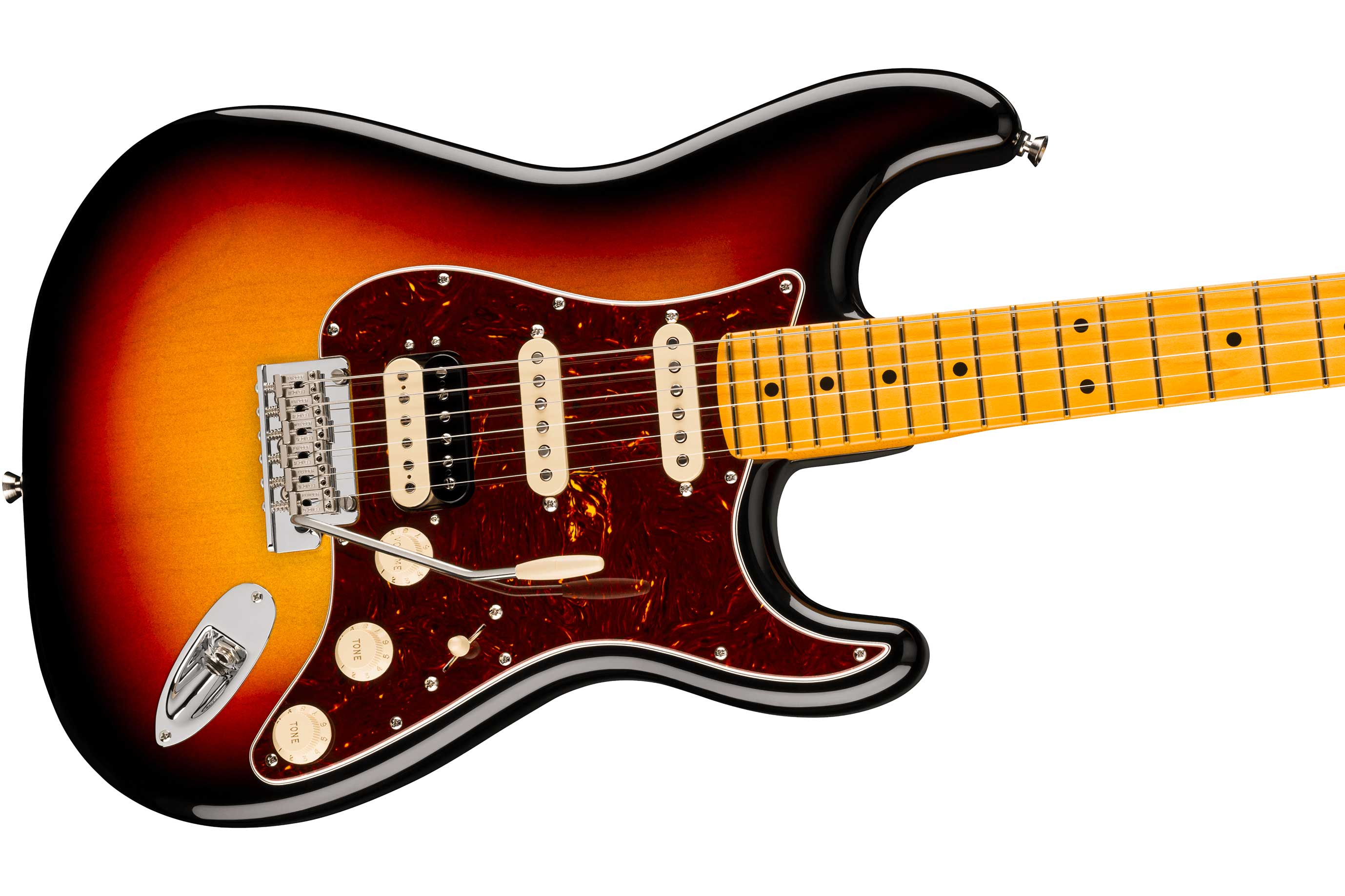 Fender American Professional Stratocaster HSS 3 Colour Sunburst Maple Fingerboard (2026)