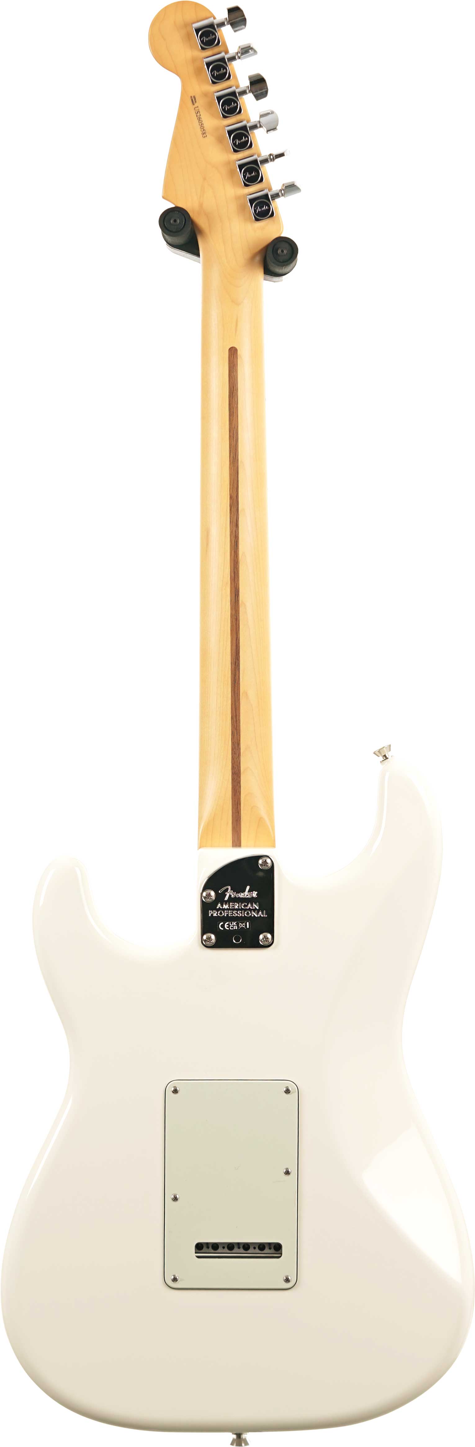 Fender American Professional Stratocaster HSS Olympic White Maple Fingerboard (2026) #US26050583