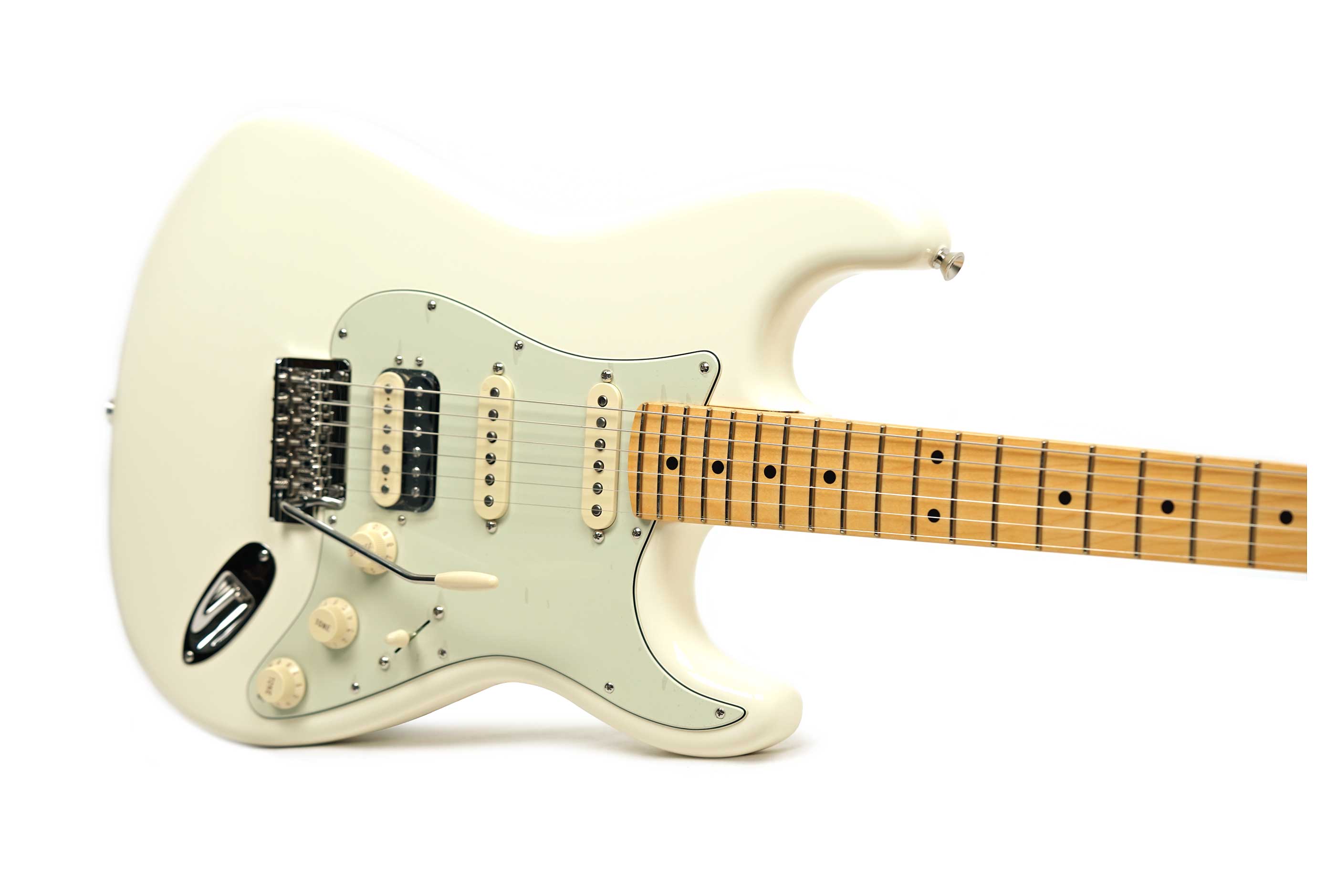 Fender American Professional Stratocaster HSS Olympic White Maple Fingerboard (2026) #US26050583