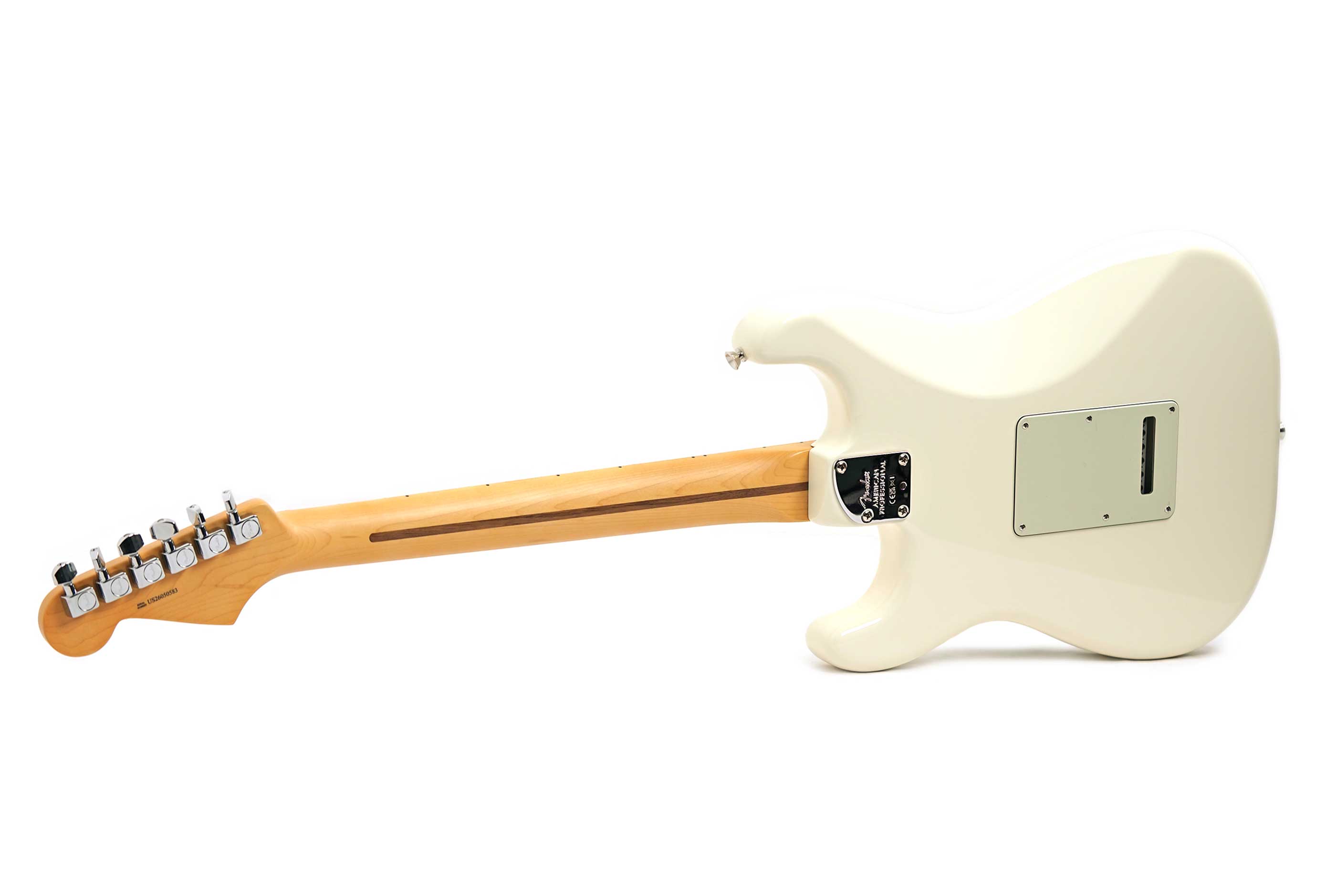 Fender American Professional Stratocaster HSS Olympic White Maple Fingerboard (2026) #US26050583