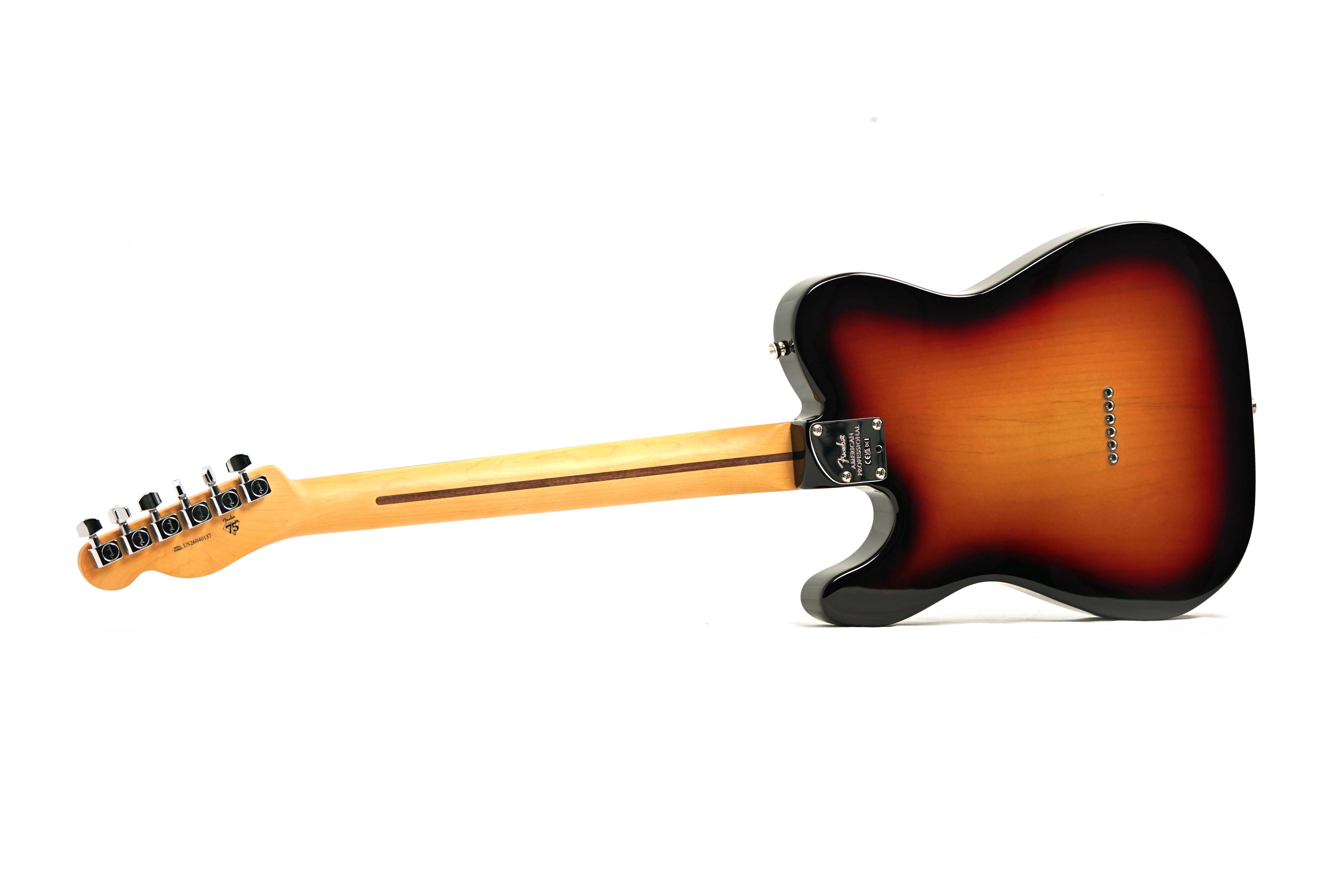 Fender American Professional Telecaster Rosewood Fingerboard 3-Colour Sunburst (2026) #US26040137