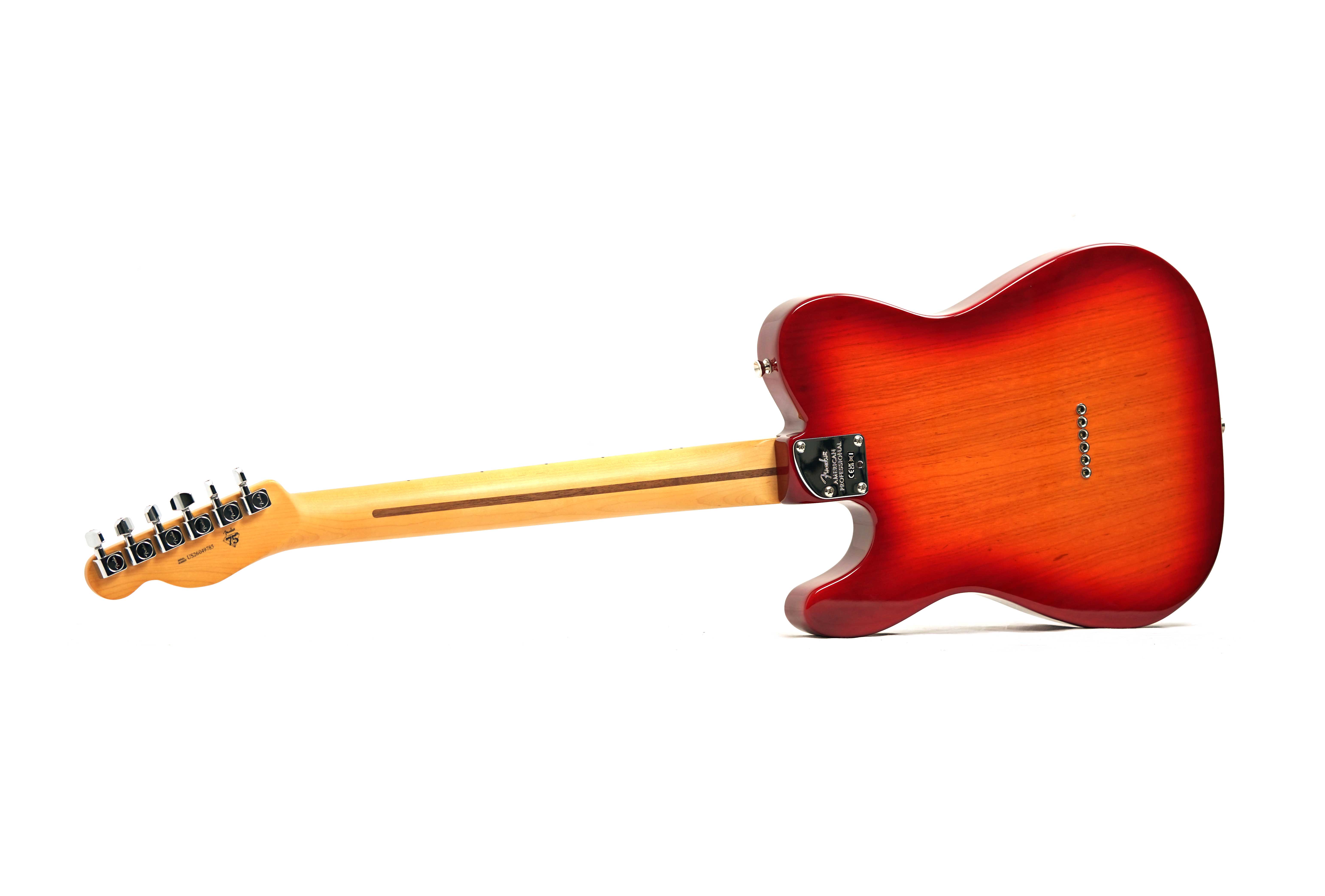 Fender American Professional Telecaster Maple Fingerboard Aged Cherry Burst (2026) #US26049785
