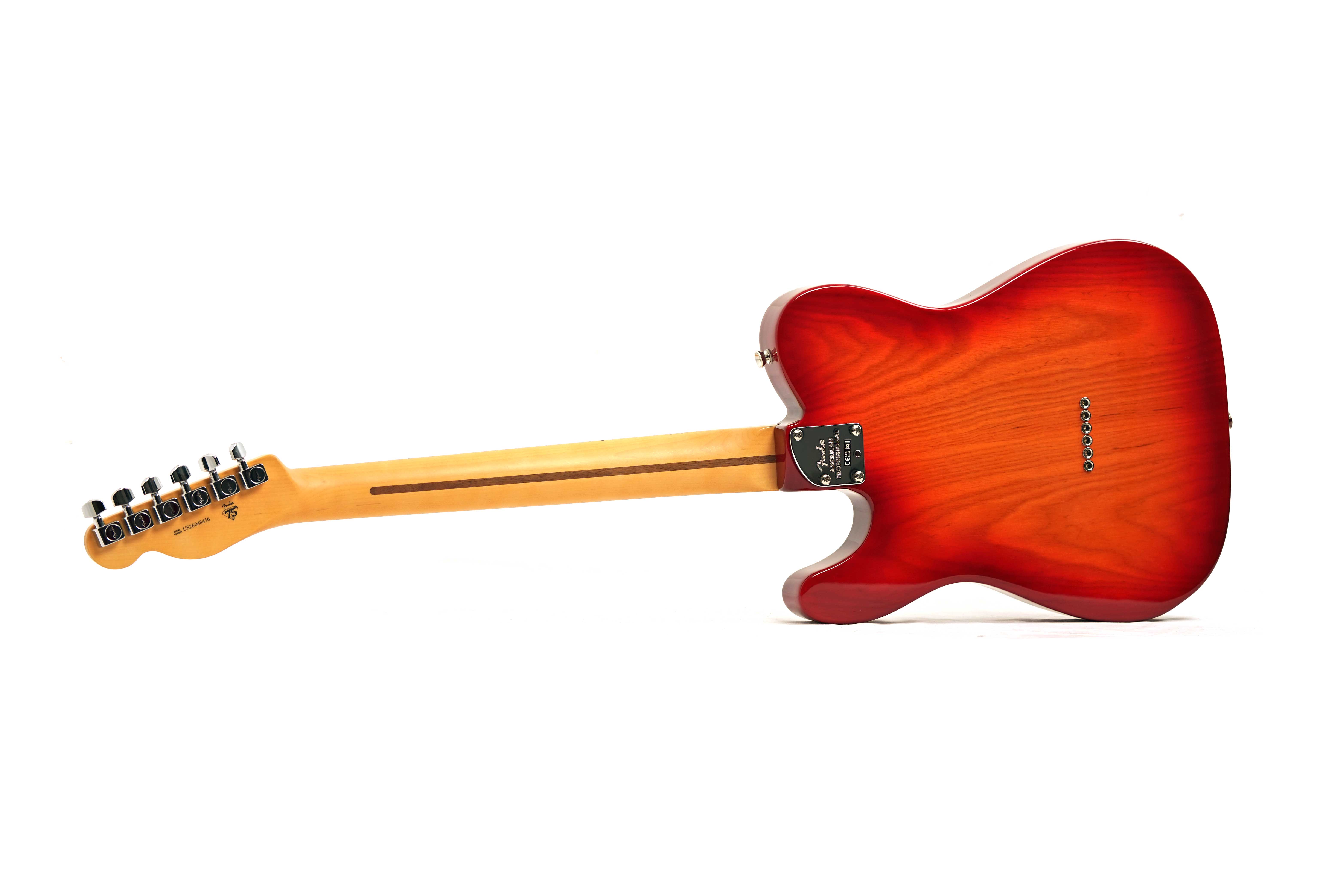 Fender American Professional Telecaster Maple Fingerboard Aged Cherry Burst (2026) #US26048456