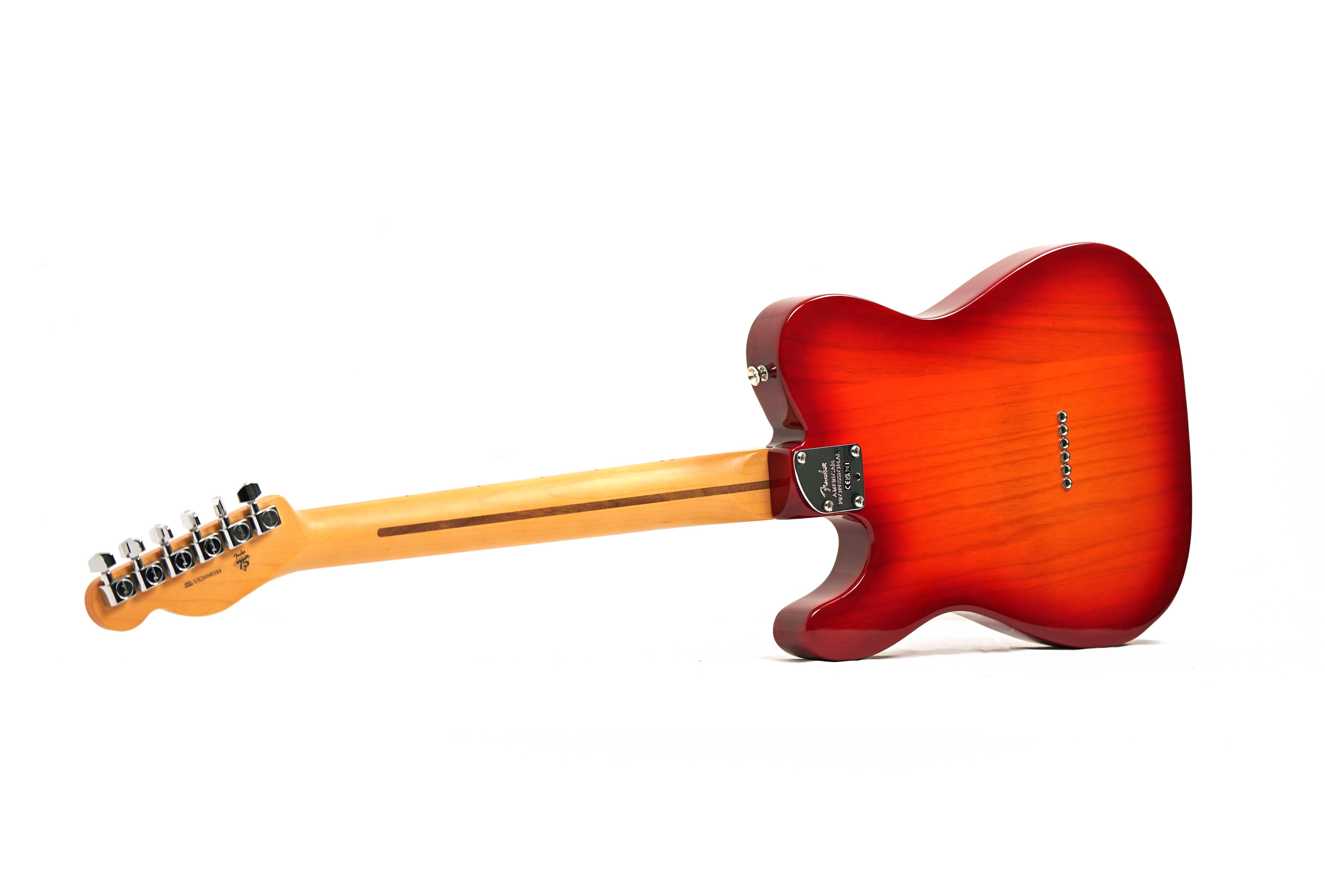 Fender American Professional Telecaster Maple Fingerboard Aged Cherry Burst (2026) #US26040384