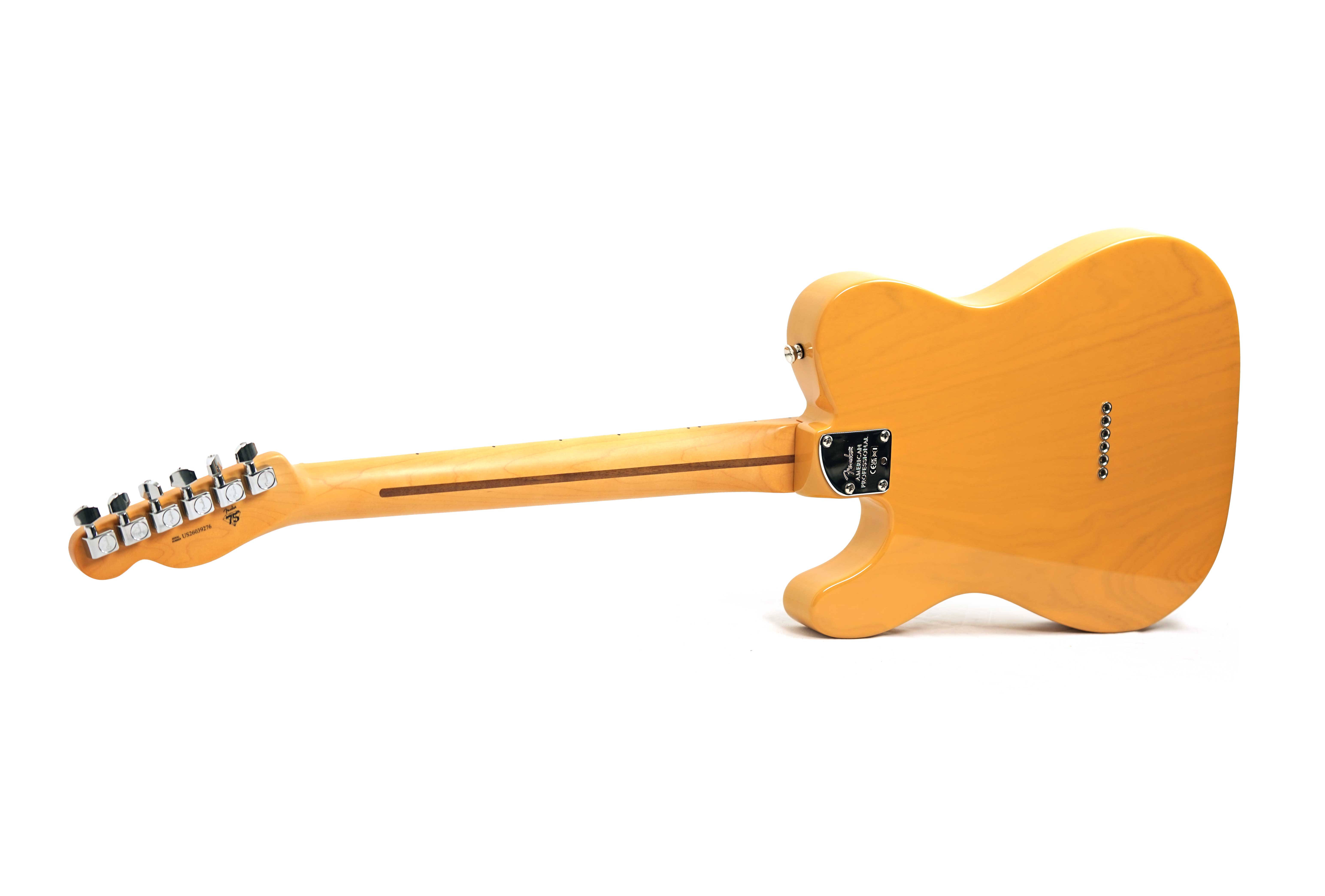 Fender American Professional Telecaster Maple Fingerboard Butterscotch Blonde (2026) #US26039276