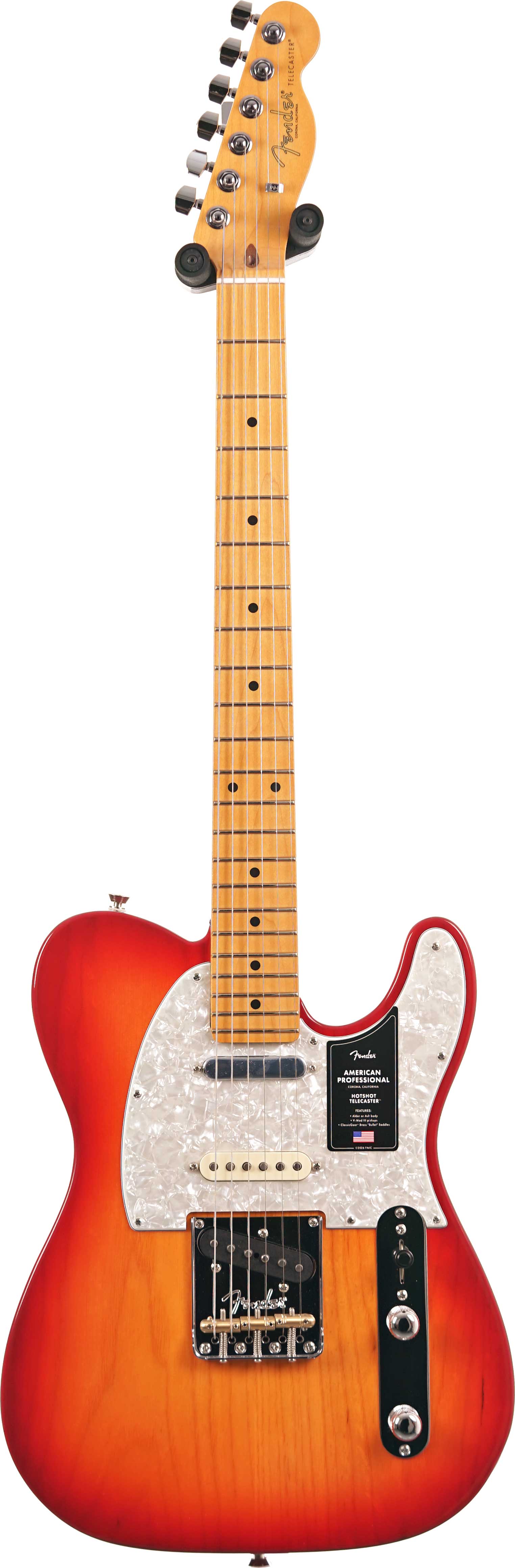 Fender American Professional Hot Shot Telecaster Maple Fingerboard Aged Cherry Burst (2026) #US26035061