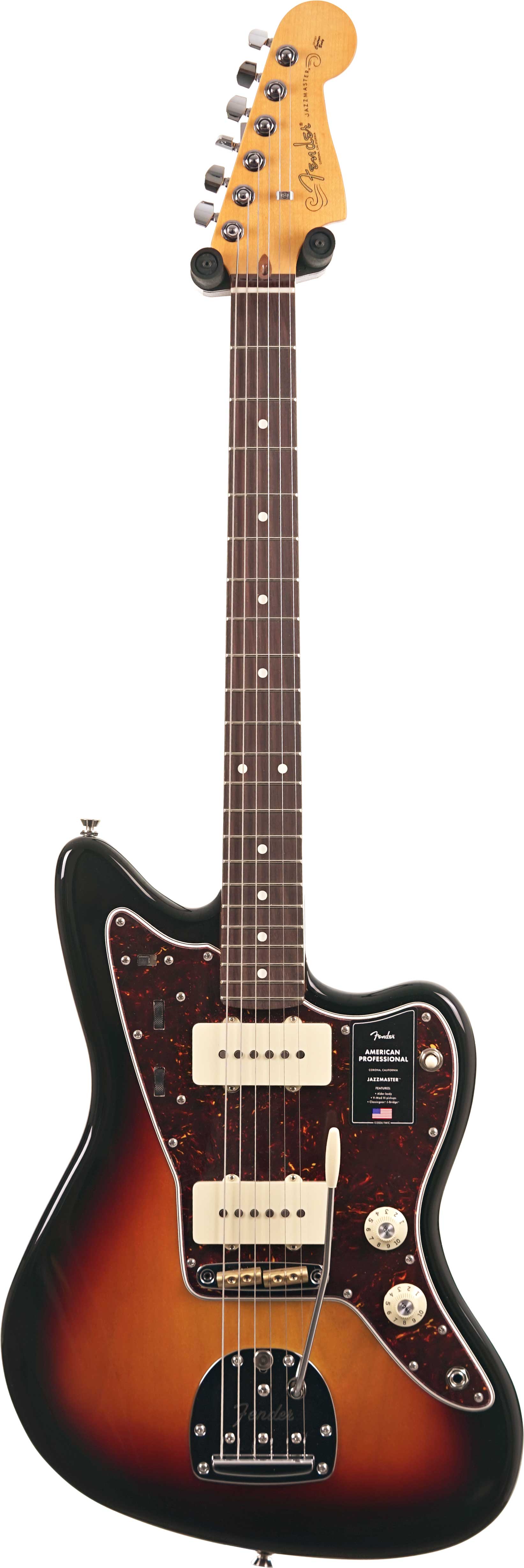 Fender American Professional Jazzmaster Rosewood Fingerboard 3-Colour Sunburst (2026) #US26079538