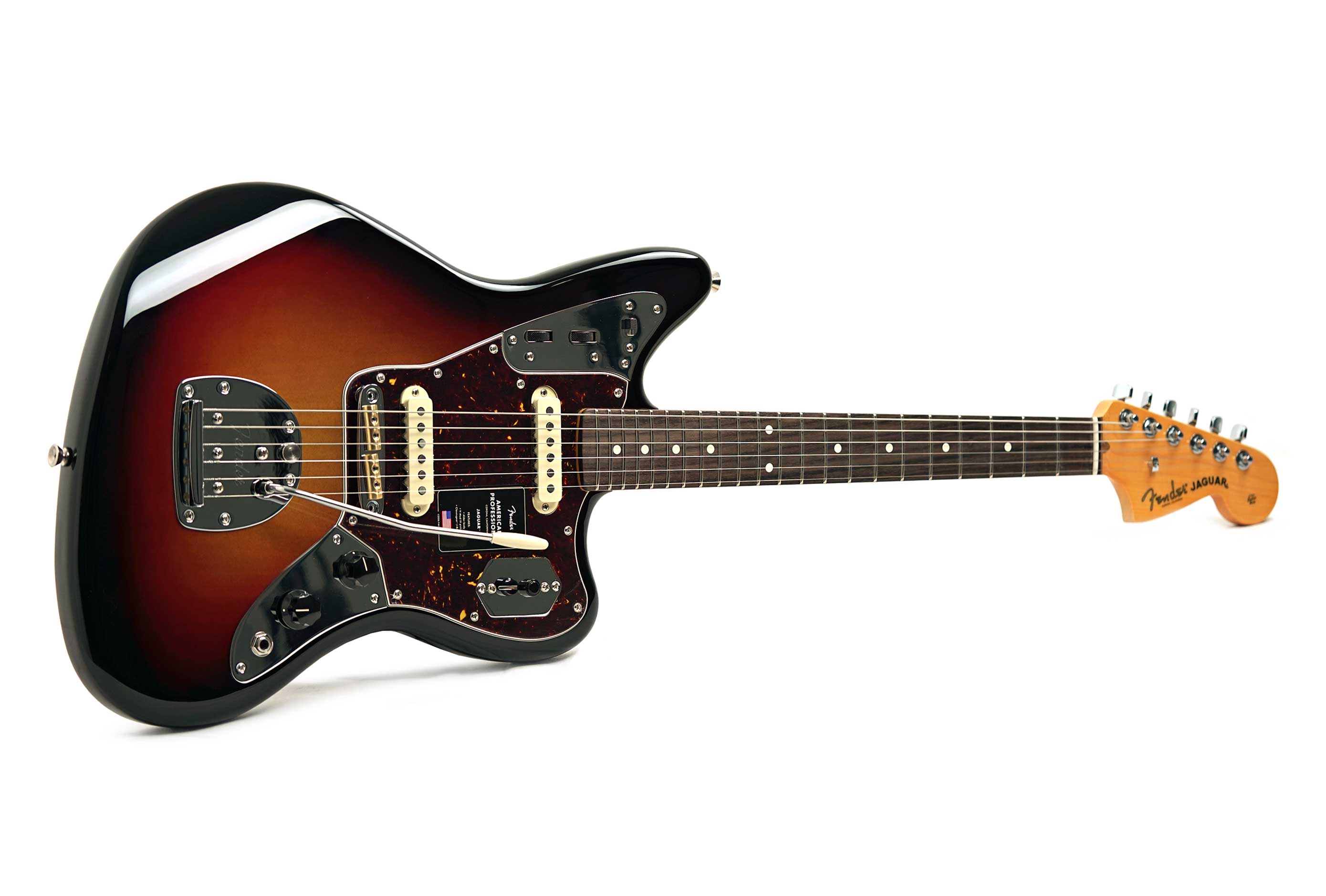 Fender American Professional Jaguar Rosewood Fingerboard 3-Colour Sunburst (2026) #US26032980