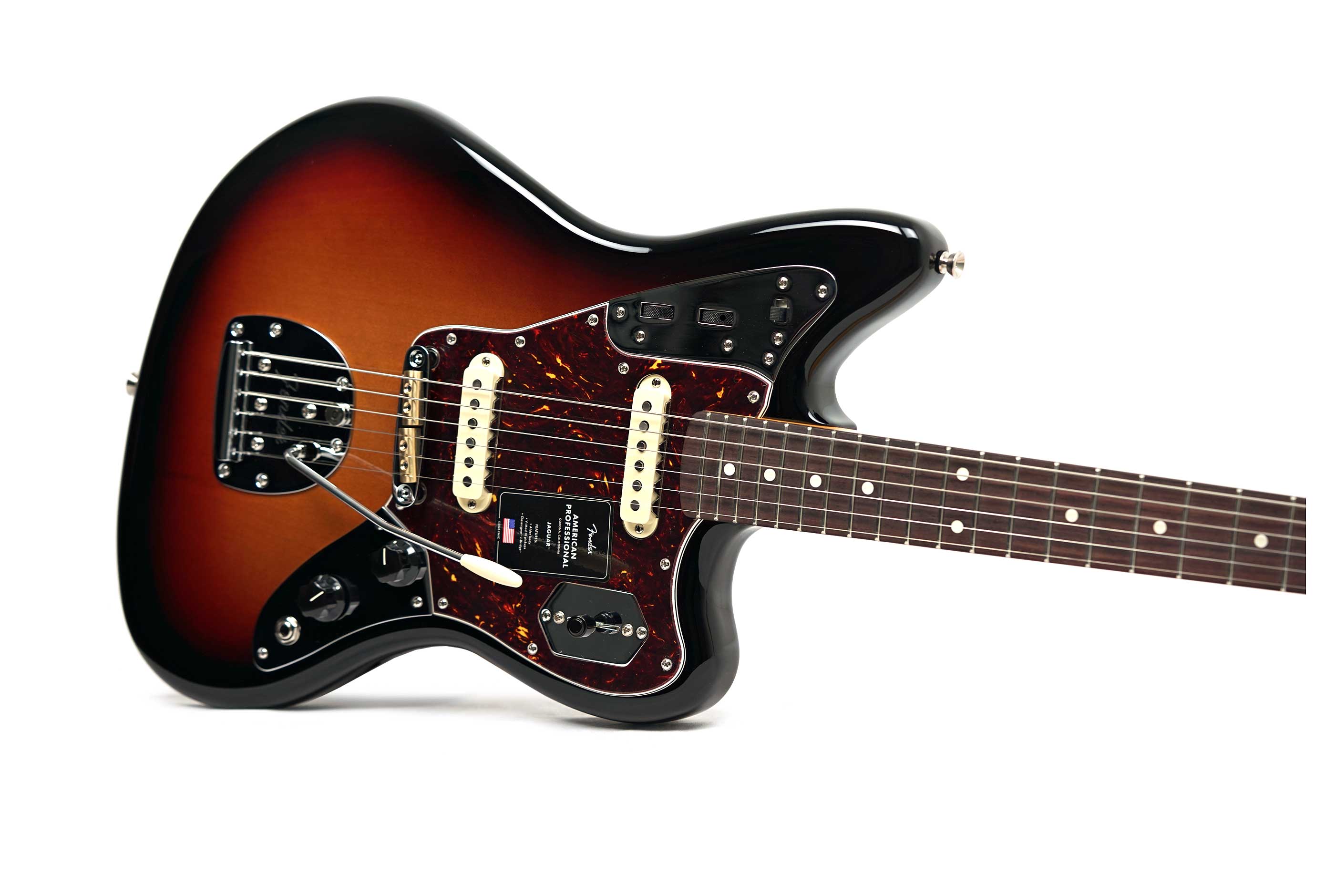 Fender American Professional Jaguar Rosewood Fingerboard 3-Colour Sunburst (2026) #US26030208