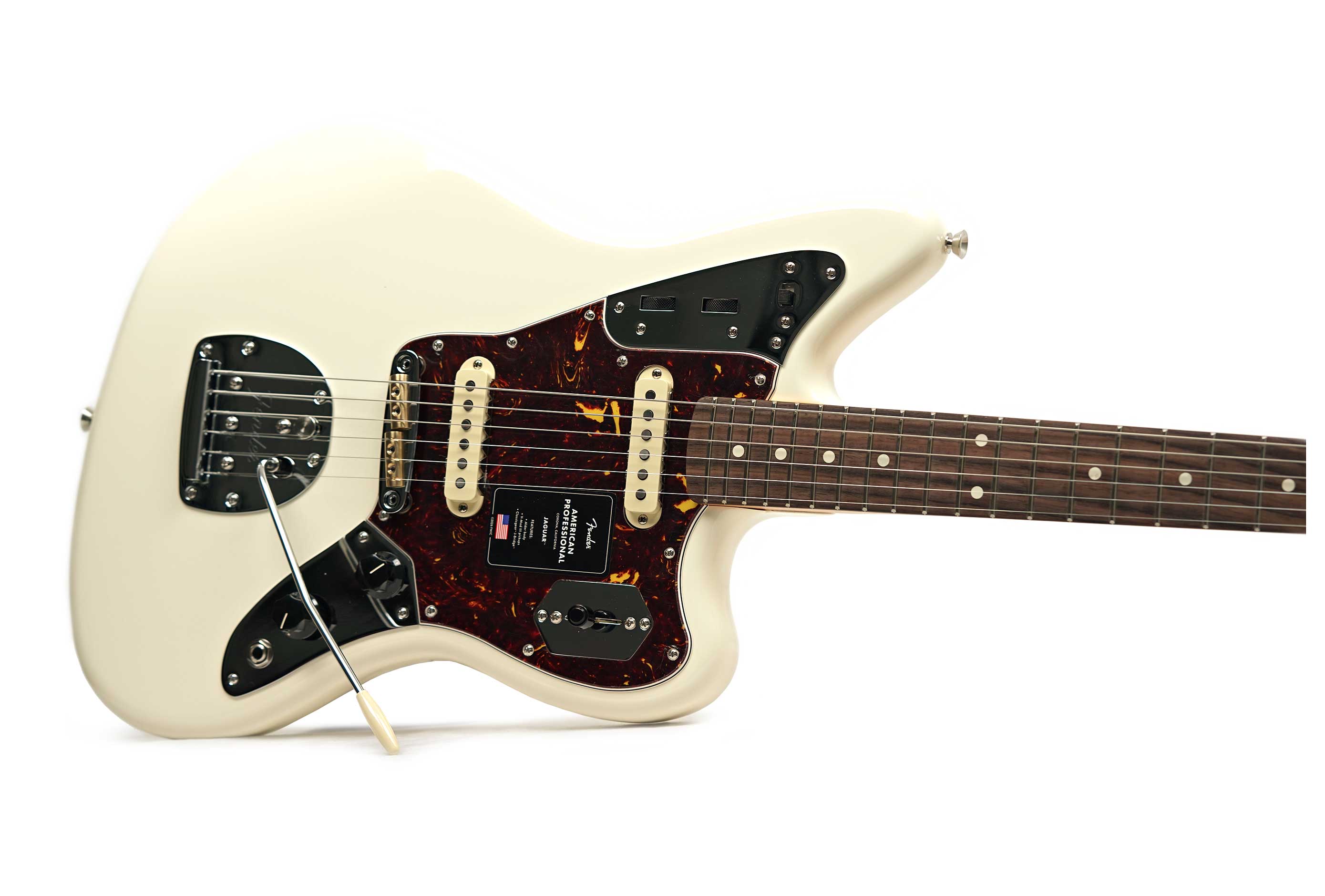 Fender American Professional Jaguar Rosewood Fingerboard Olympic White (2026) #US26030633
