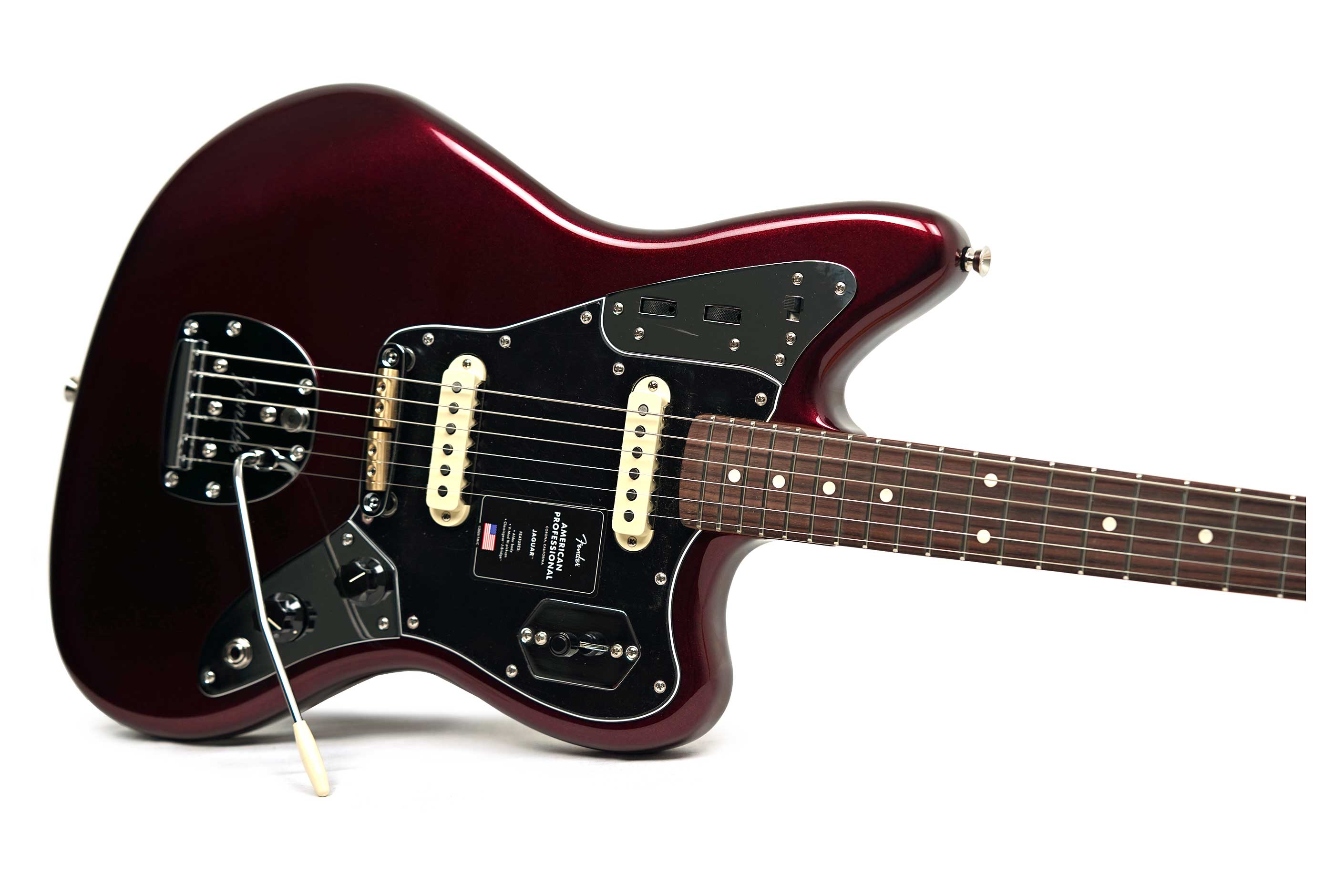 Fender American Professional Jaguar Rosewood Fingerboard Oxblood (2026) #US26030442