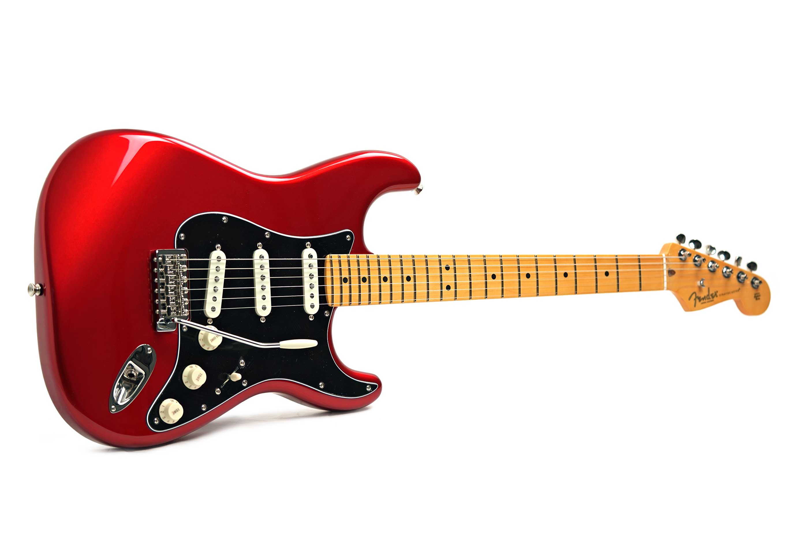 Fender Limited Edition American Professional Classic Stratocaster featuring the Fender Silent System Candy Apple Red Maple Fingerboard #US26049299