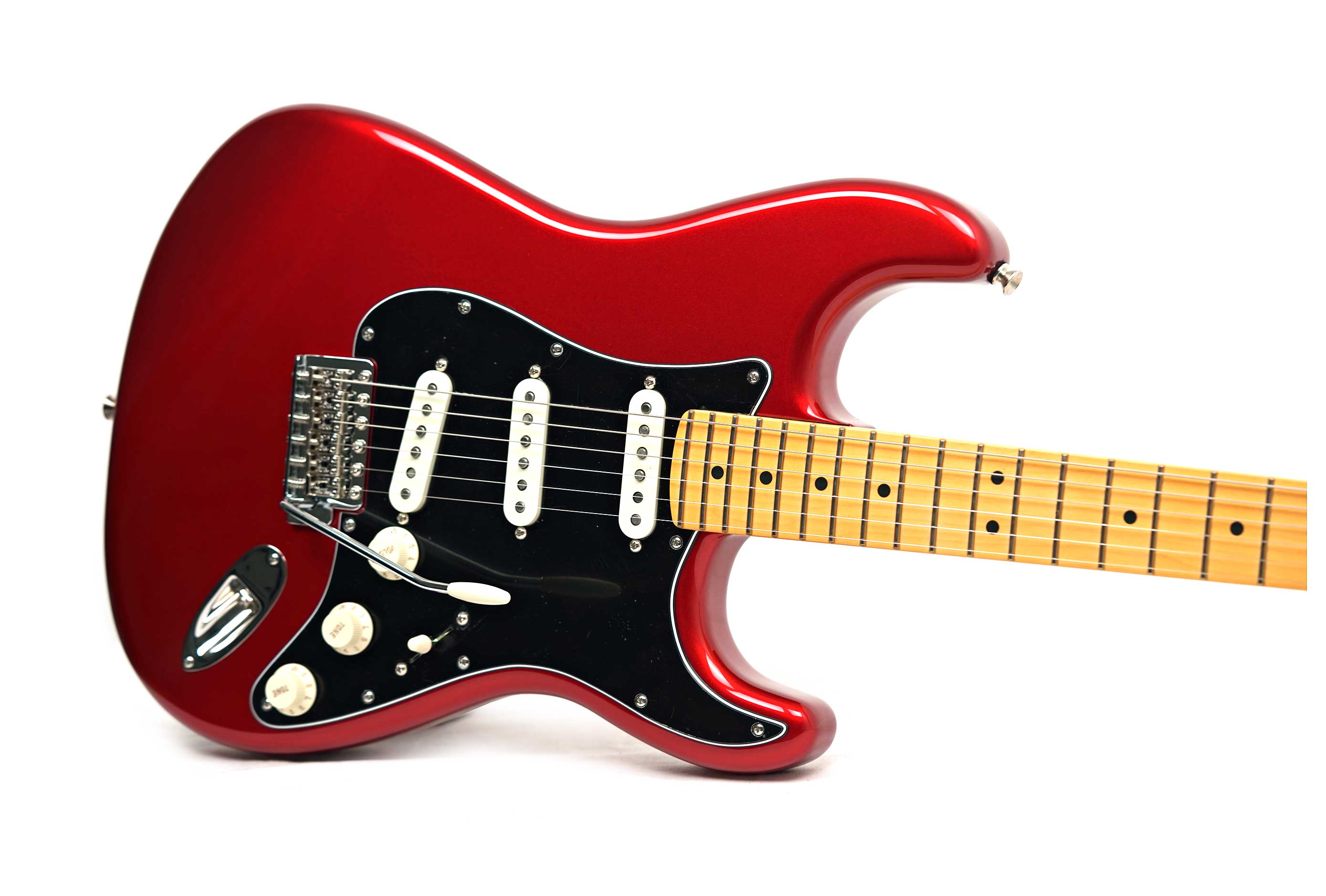 Fender Limited Edition American Professional Classic Stratocaster featuring the Fender Silent System Candy Apple Red Maple Fingerboard #US26049299