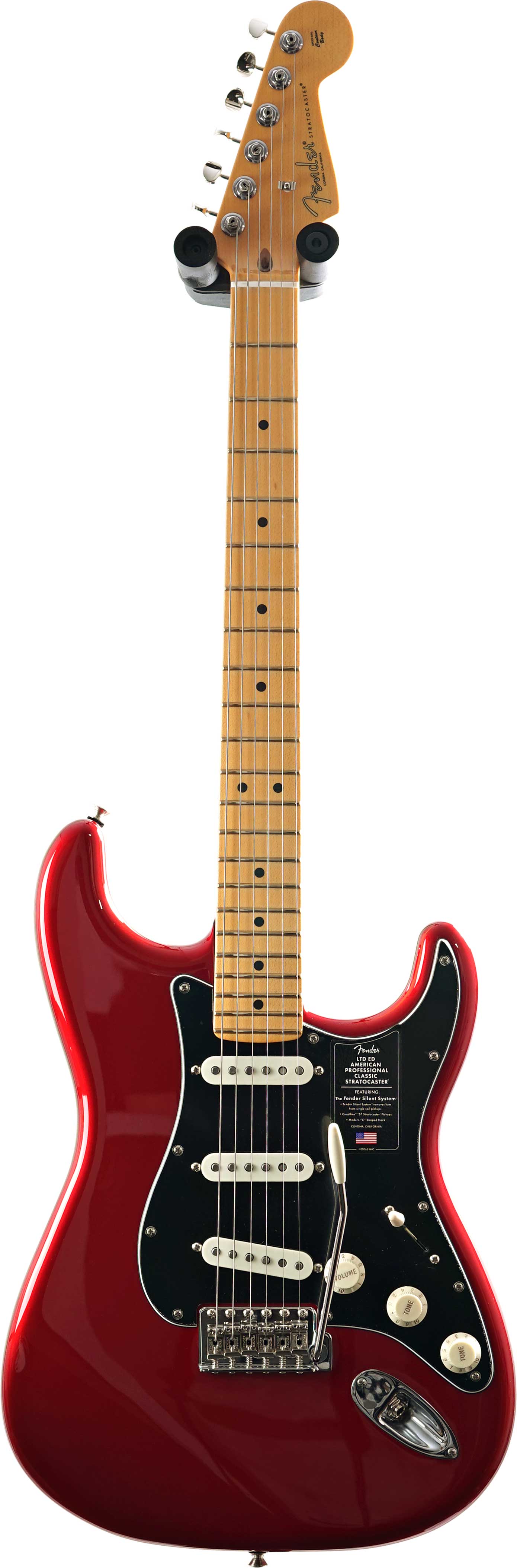 Fender Limited Edition American Professional Classic Stratocaster featuring the Fender Silent System Candy Apple Red Maple Fingerboard #US26051613